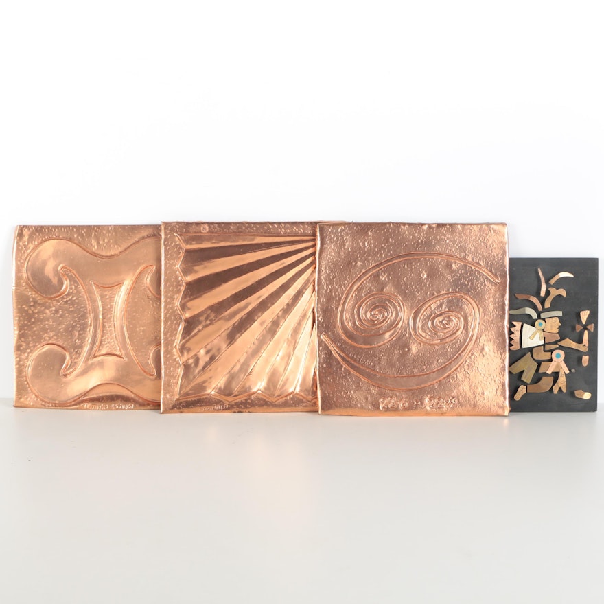 Collection of Copper Wall Decor