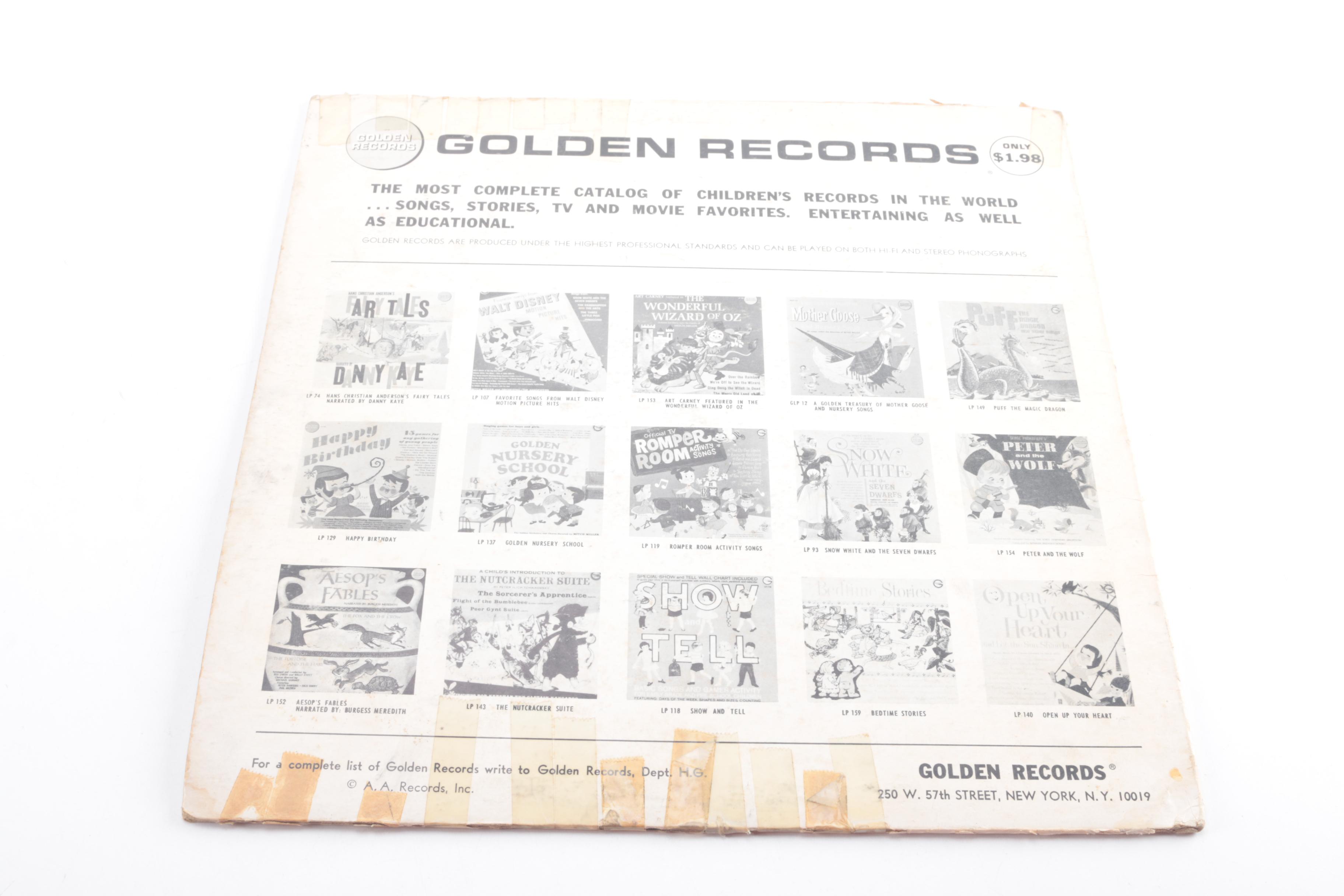 Vintage Children's Records Including Winnie-the-Pooh Read by Maurice Evans