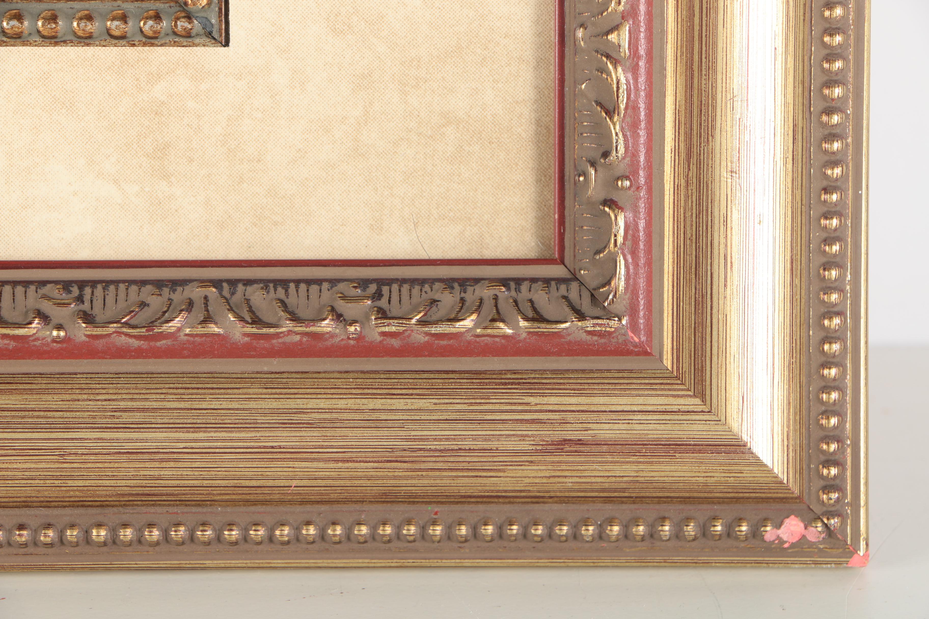 Reproduction of an Engraving After Titian "Danaë with Eros"