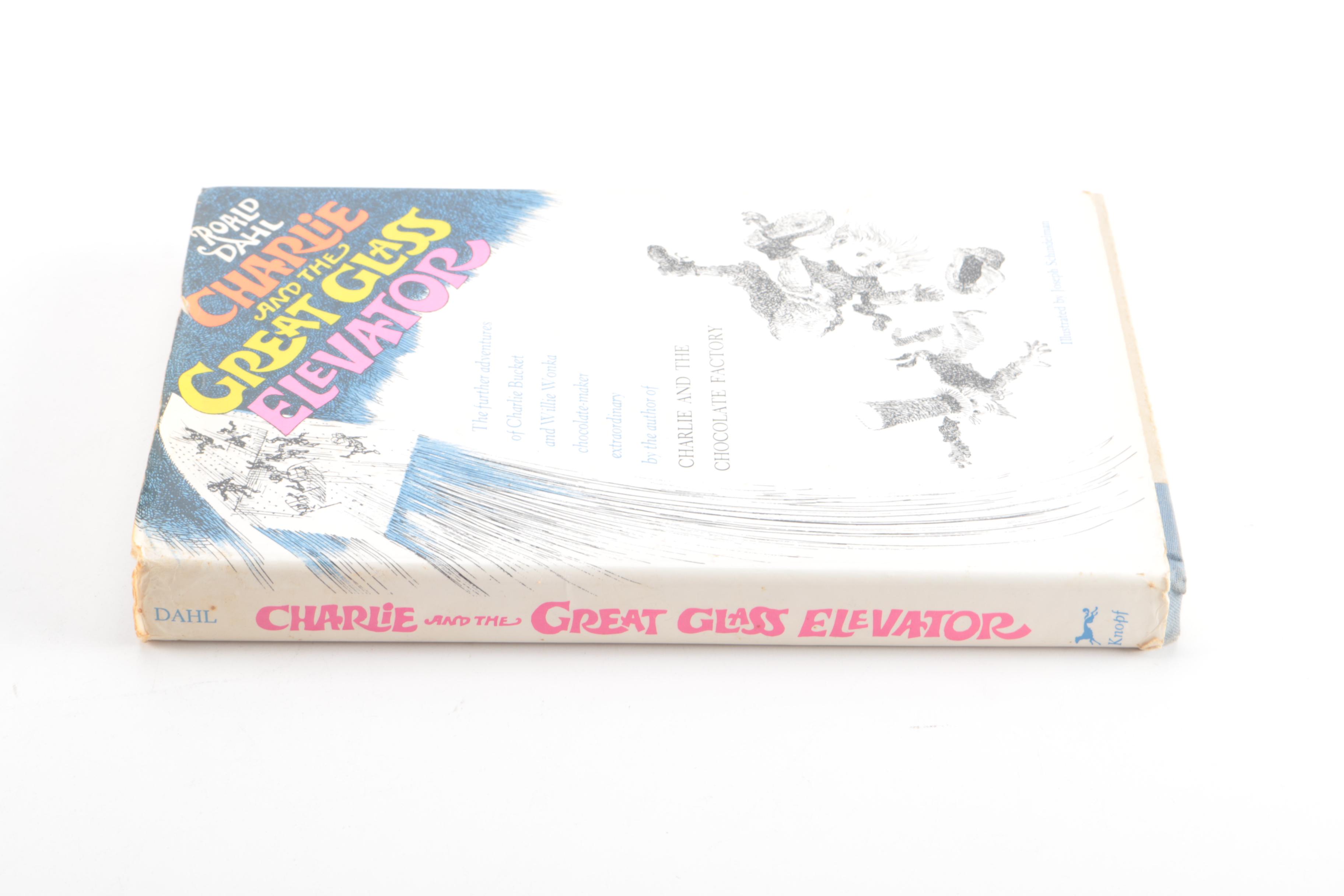 1972 First Edition "Charlie and the Great Glass Elevator" by Roald Dahl