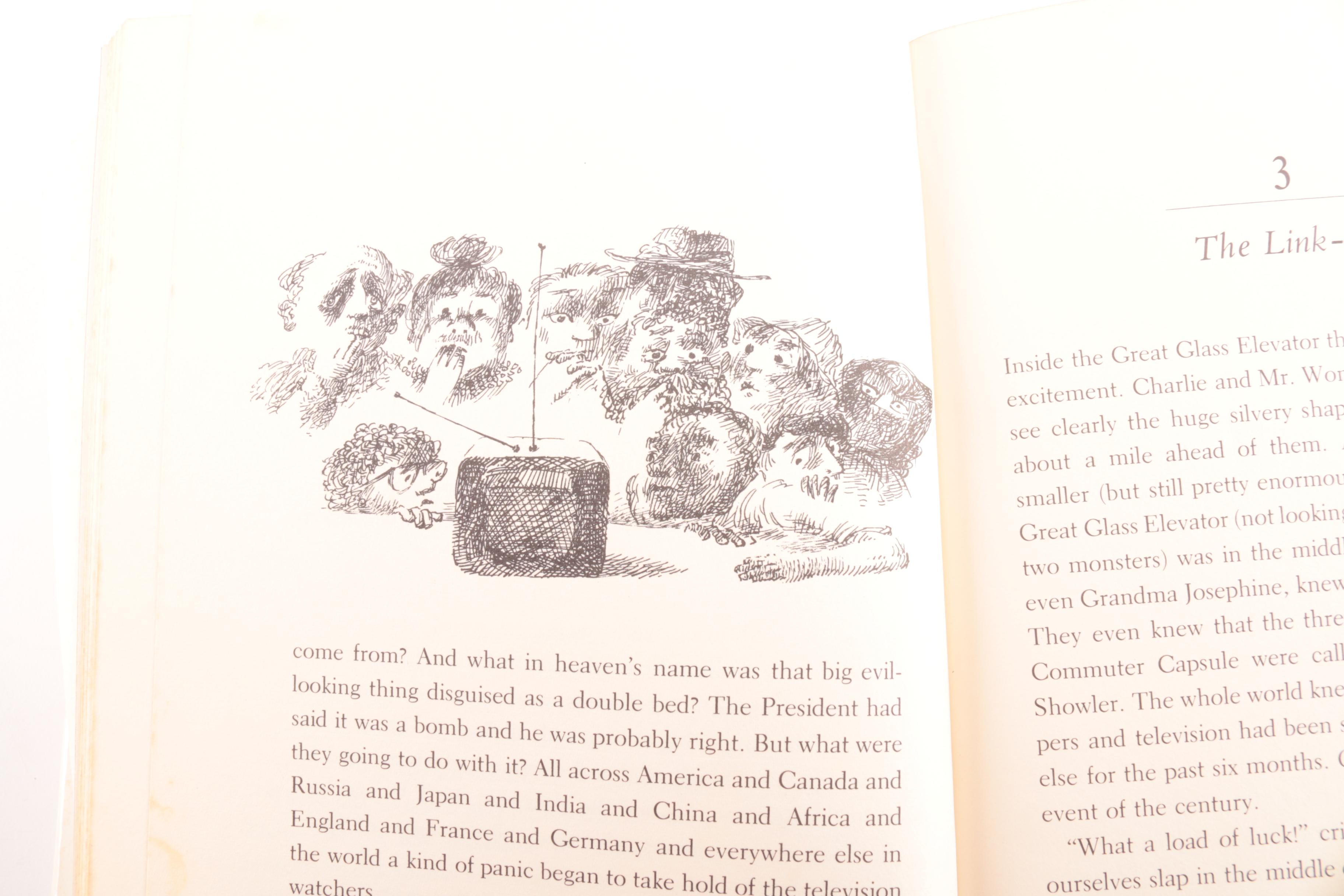 1972 First Edition "Charlie and the Great Glass Elevator" by Roald Dahl