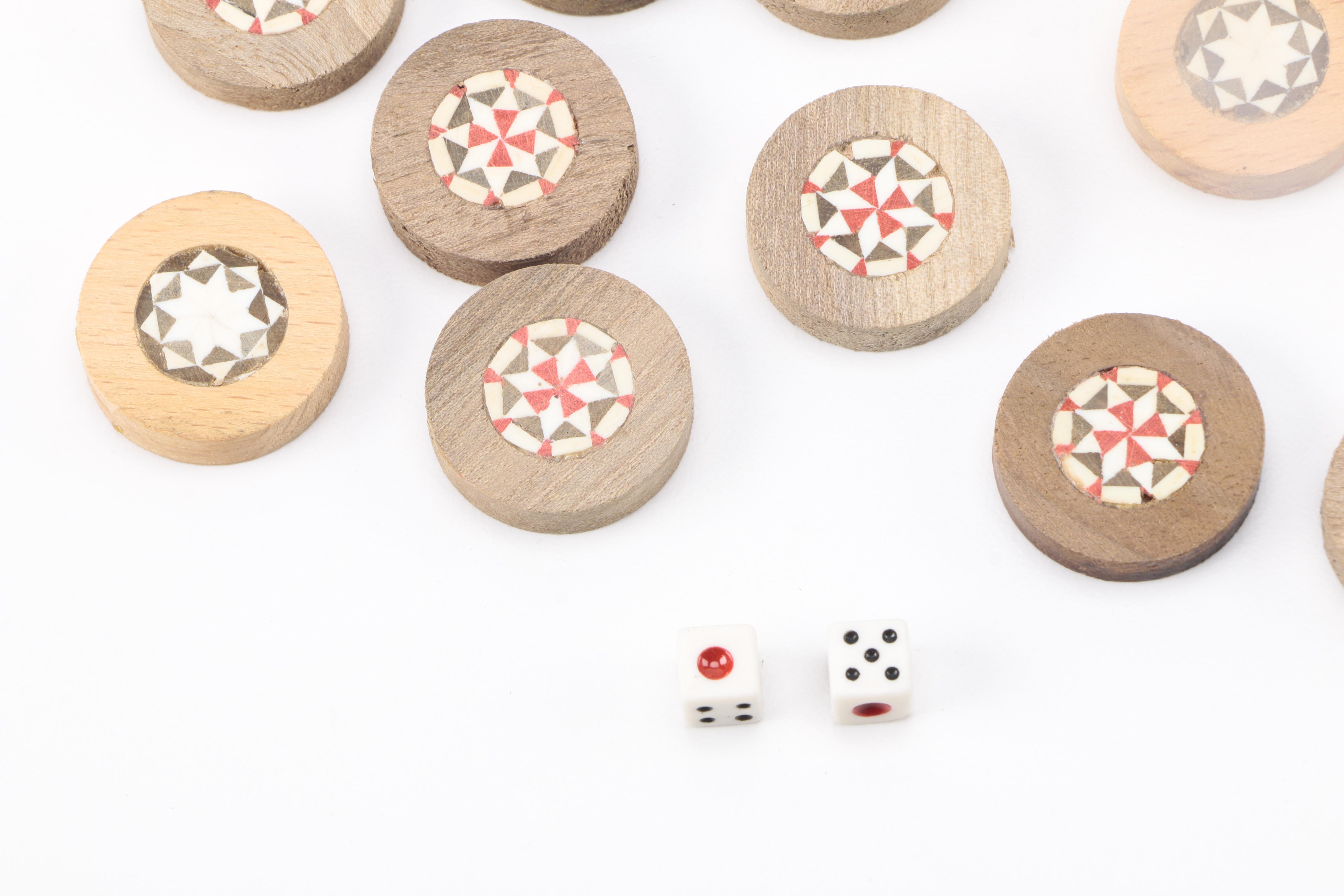 Backgammon Game in Wooden Case