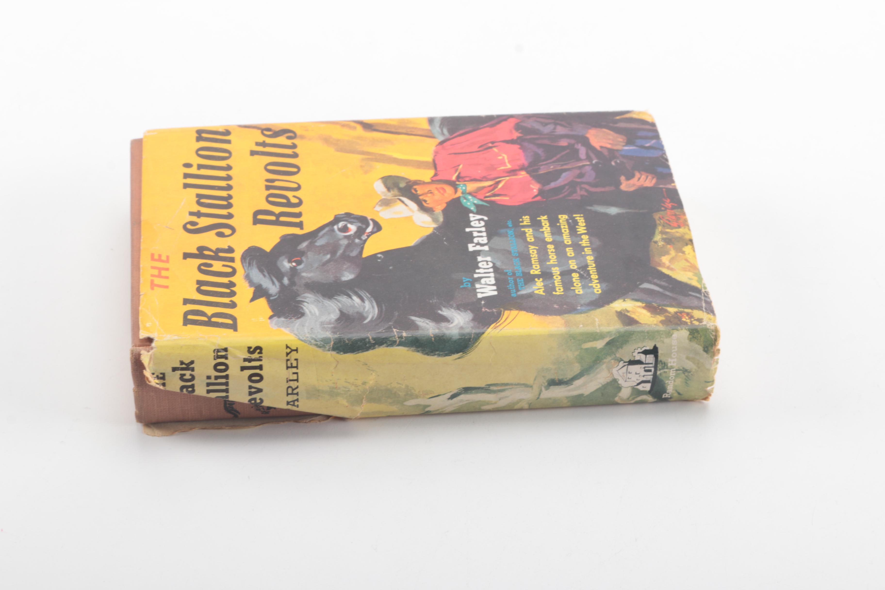 1953 First Printing "The Black Stallion Revolts" by Walter Farley