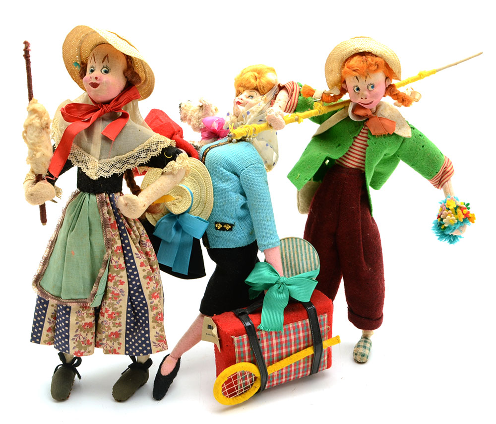 Spanish "Klumpe Roldan" Dolls and Other Puppets