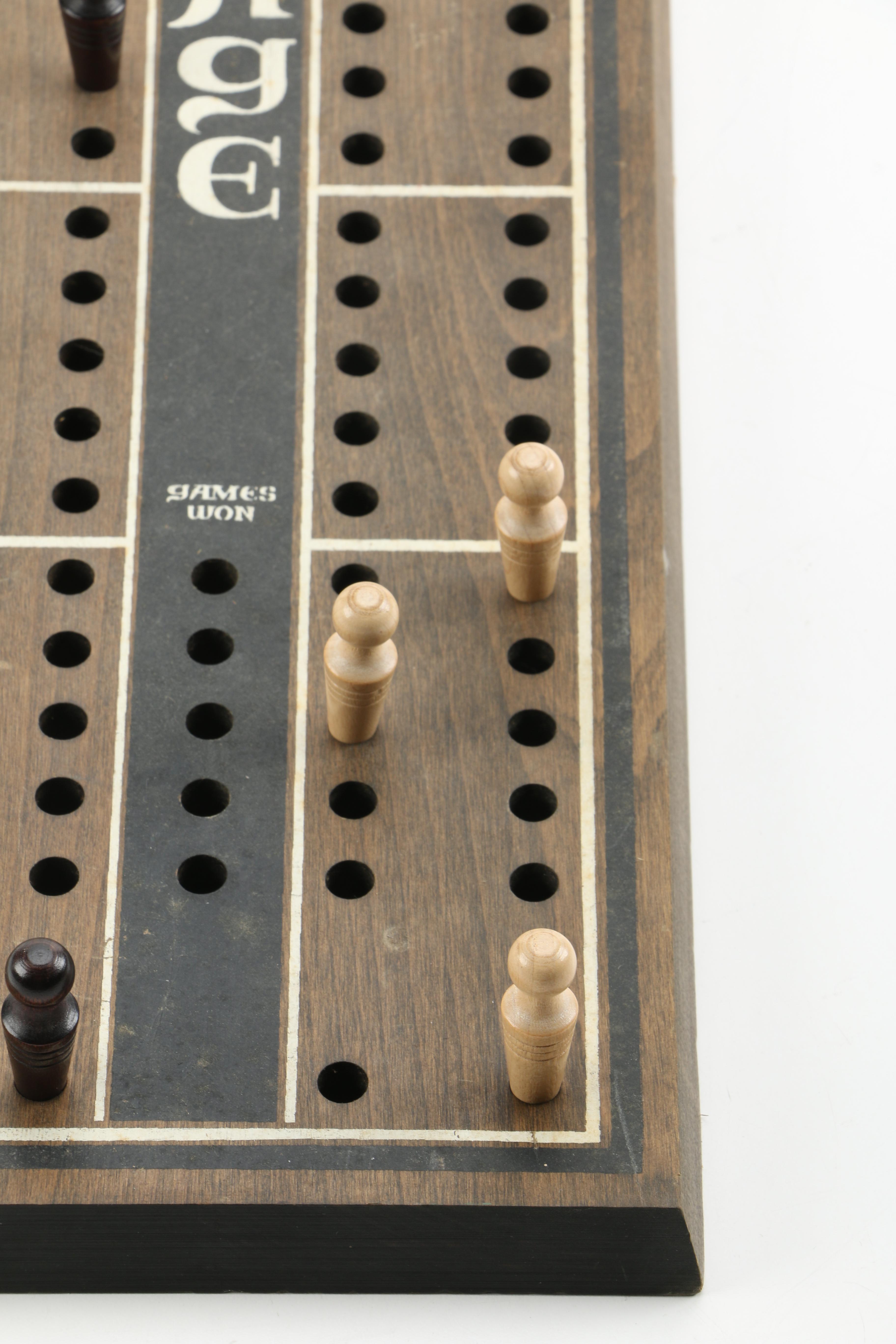 Assorted Wood Parlor Games