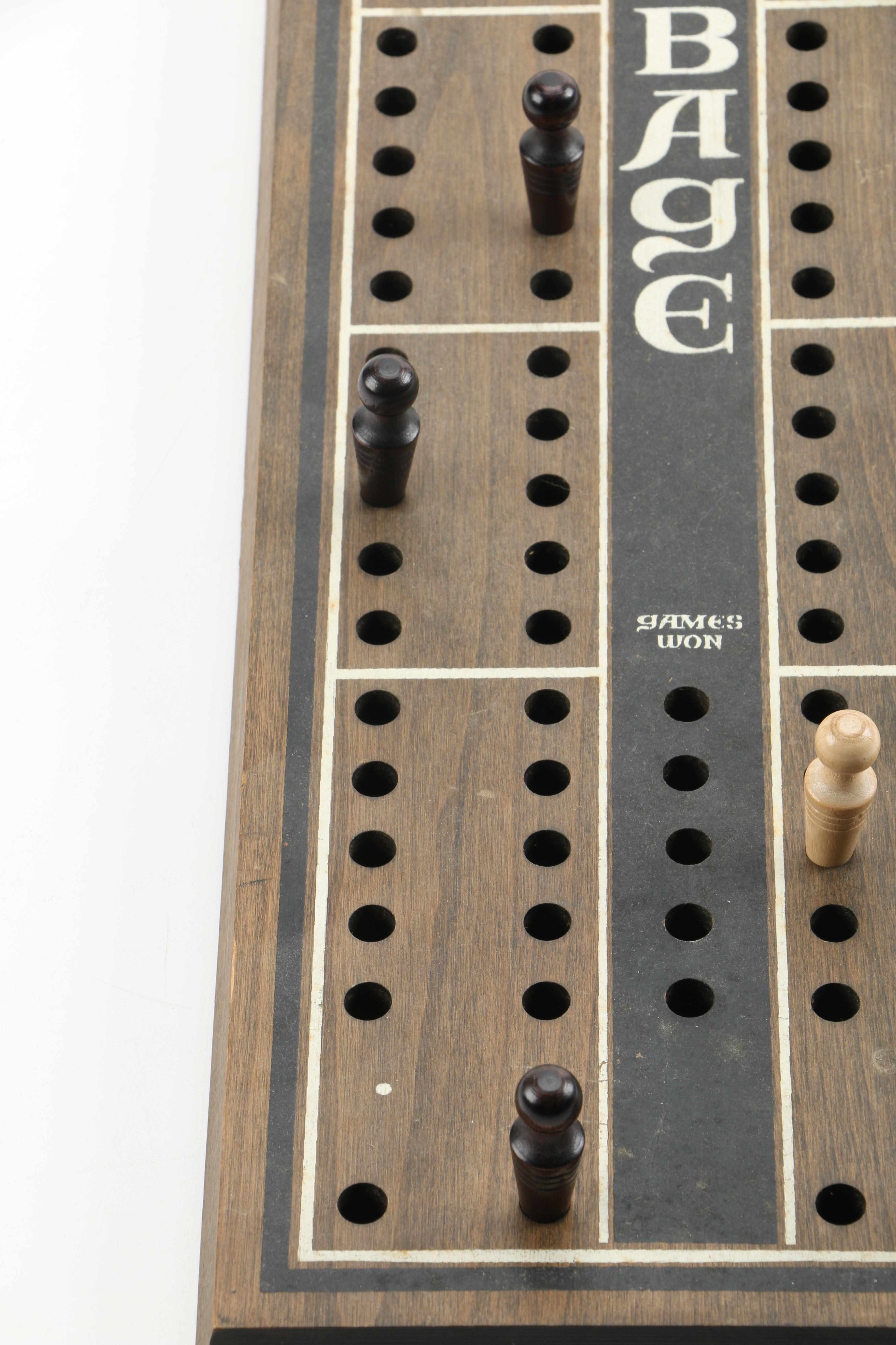 Assorted Wood Parlor Games