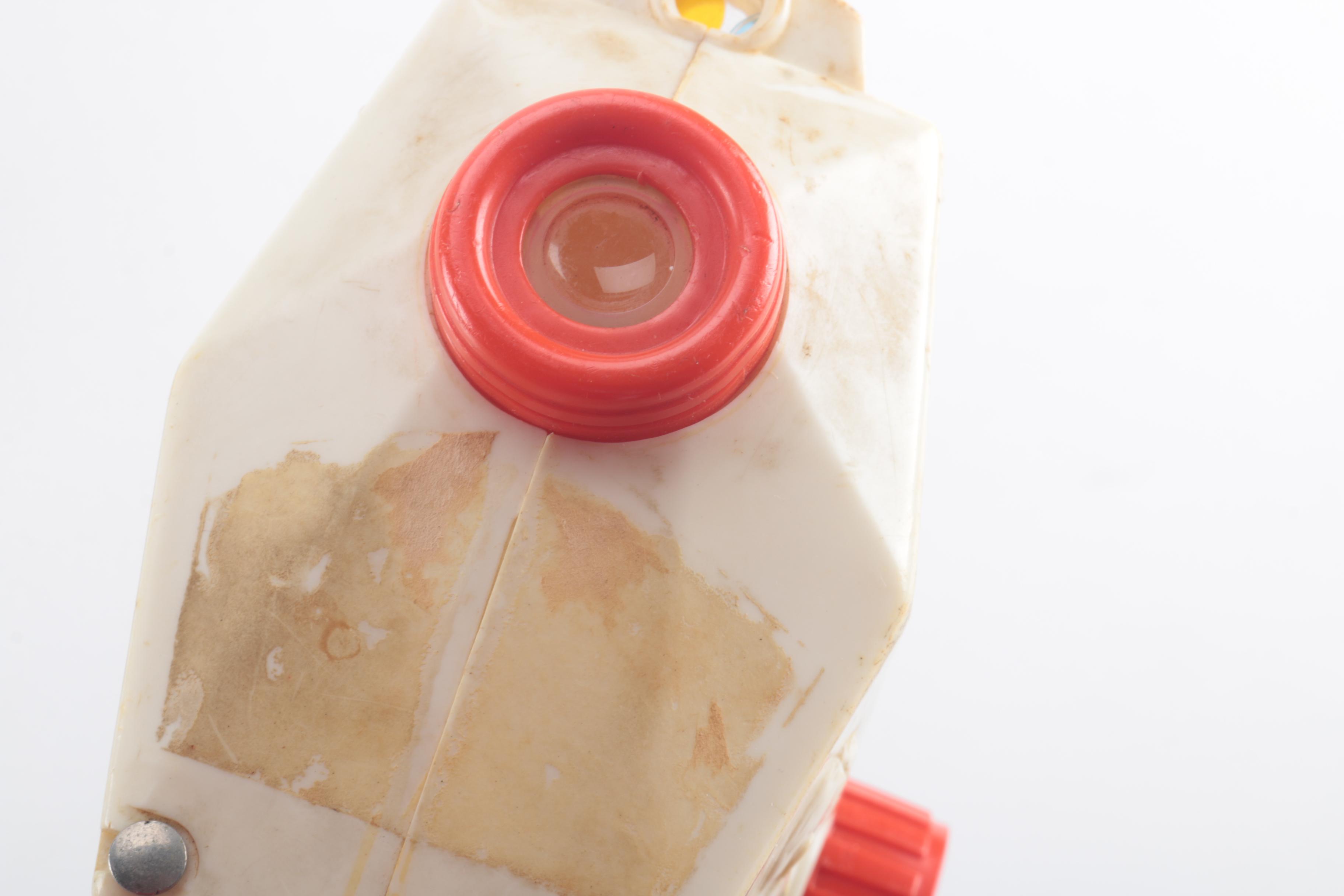 Vintage Talking View Master and Fisher Price Music Box Movie Camera