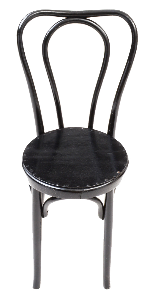 Black Bentwood Ice Cream Parlor Chairs