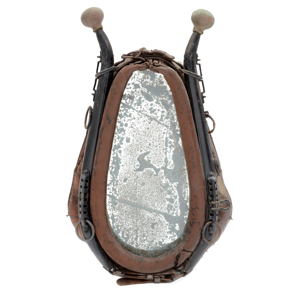 Antique Horse Collar Wall Mirror