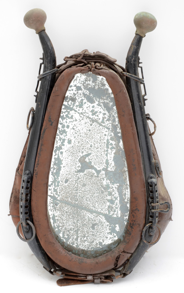 Antique Horse Collar Wall Mirror