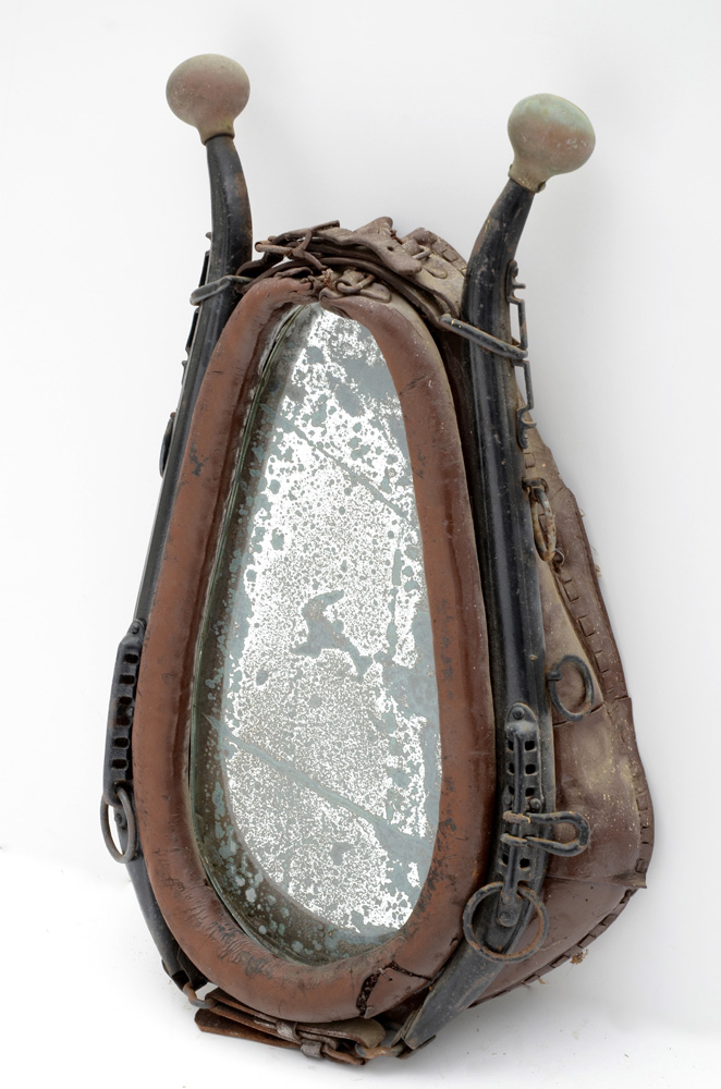 Antique Horse Collar Wall Mirror