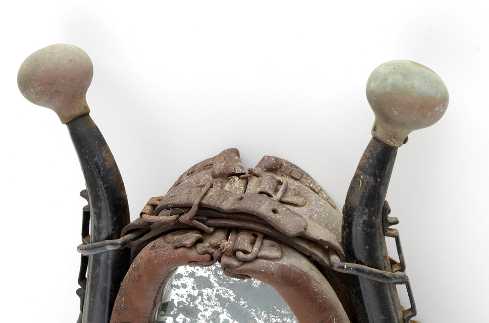 Antique Horse Collar Wall Mirror