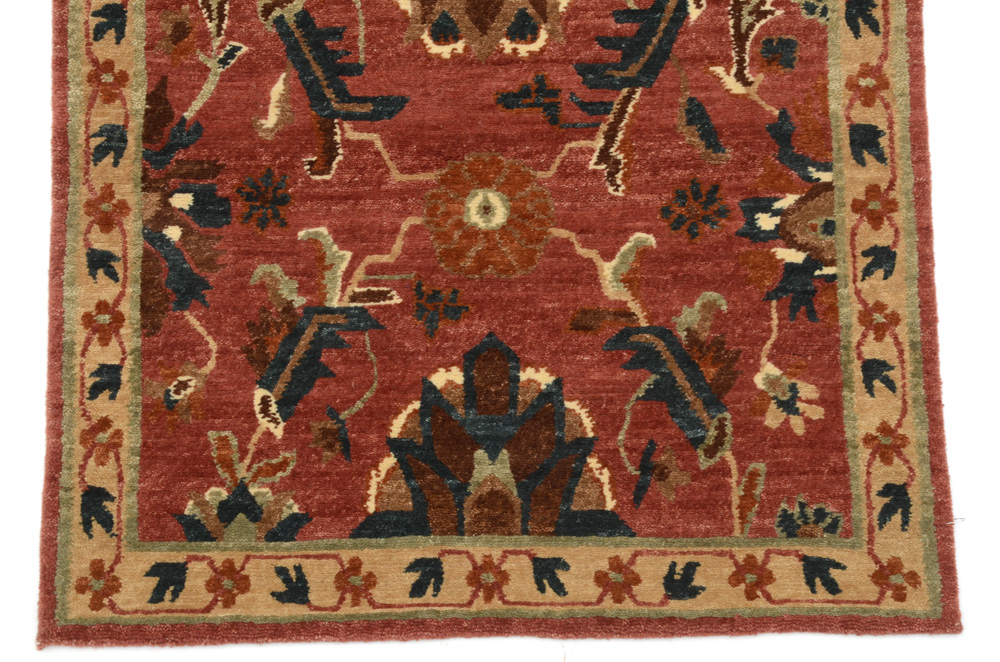 Tufenkian Artisan Tibetan Kotana Hand Knotted Wool Accent Rug