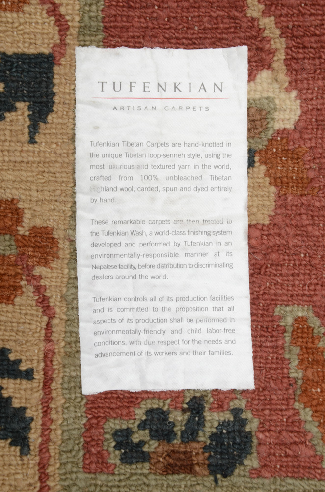 Tufenkian Artisan Tibetan Kotana Hand Knotted Wool Accent Rug