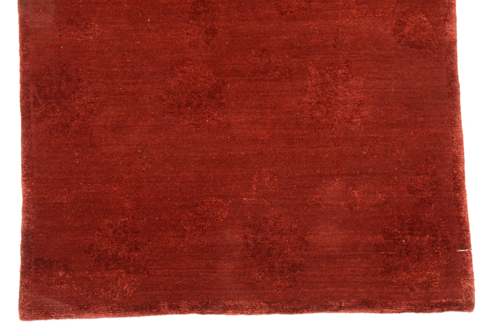 Tufenkian Tibetan Shakti Hand Knotted Wool and Silk Accent Rug