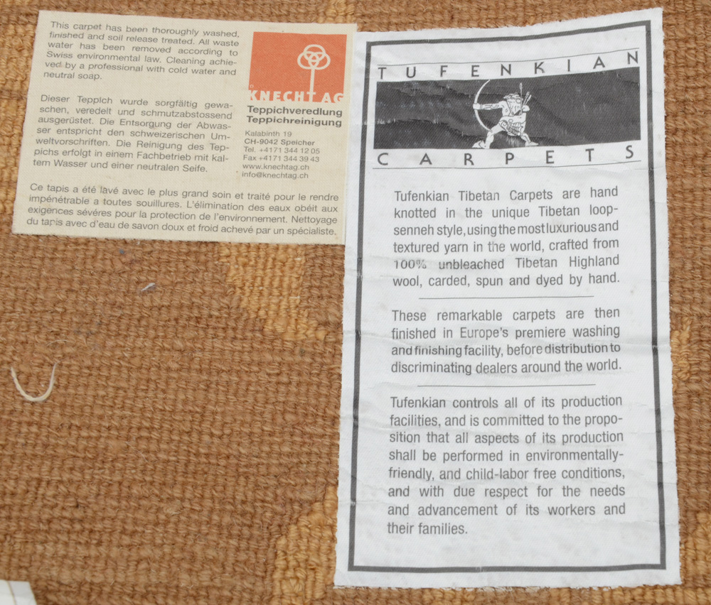 Tufenkian Tibetan Shakti Hand Knotted Wool Accent Rug