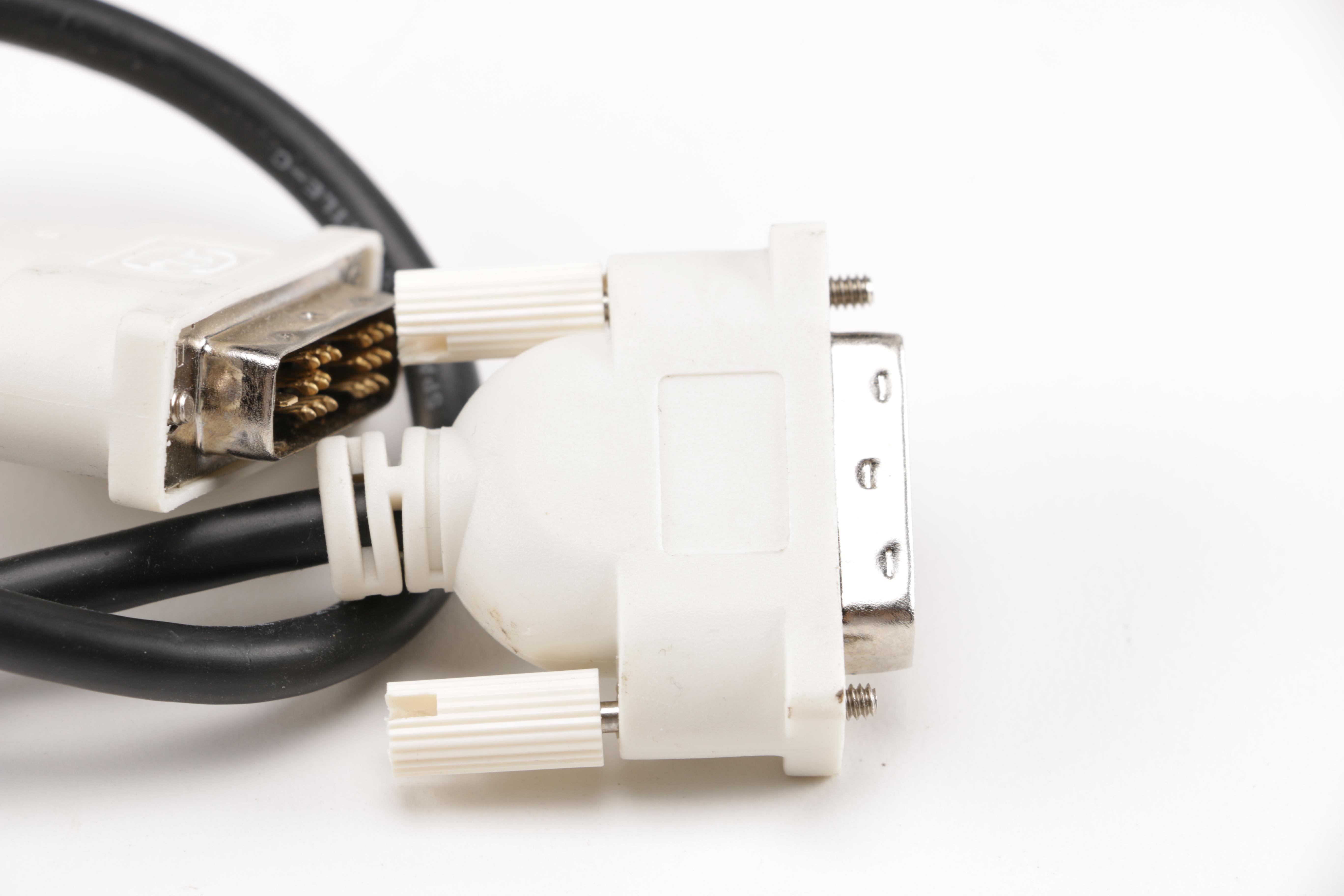 Flat Screen Dell Monitor, HP Keyboard and Other Computer Accessories