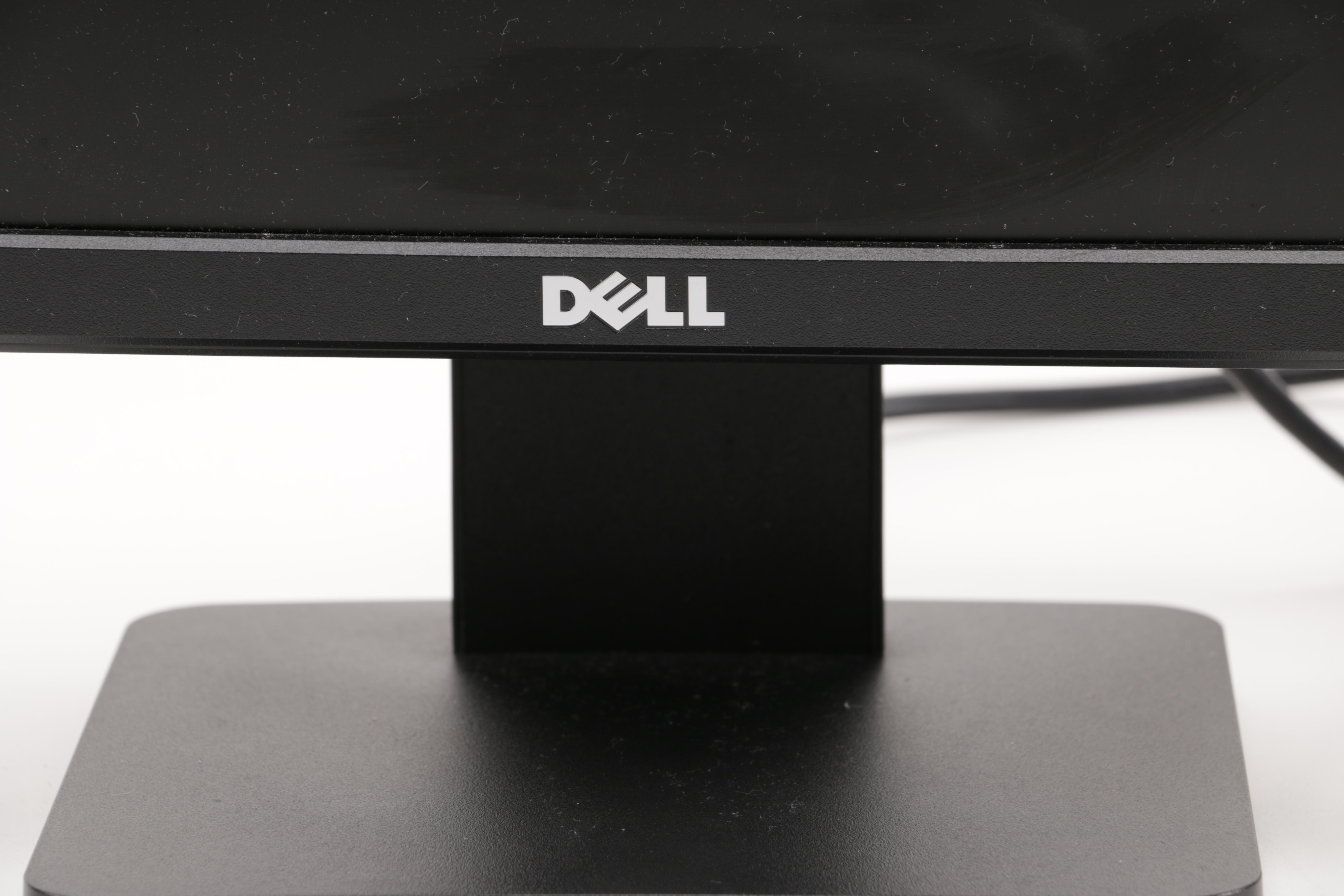 Flat Screen Dell Monitor, HP Keyboard and Other Computer Accessories