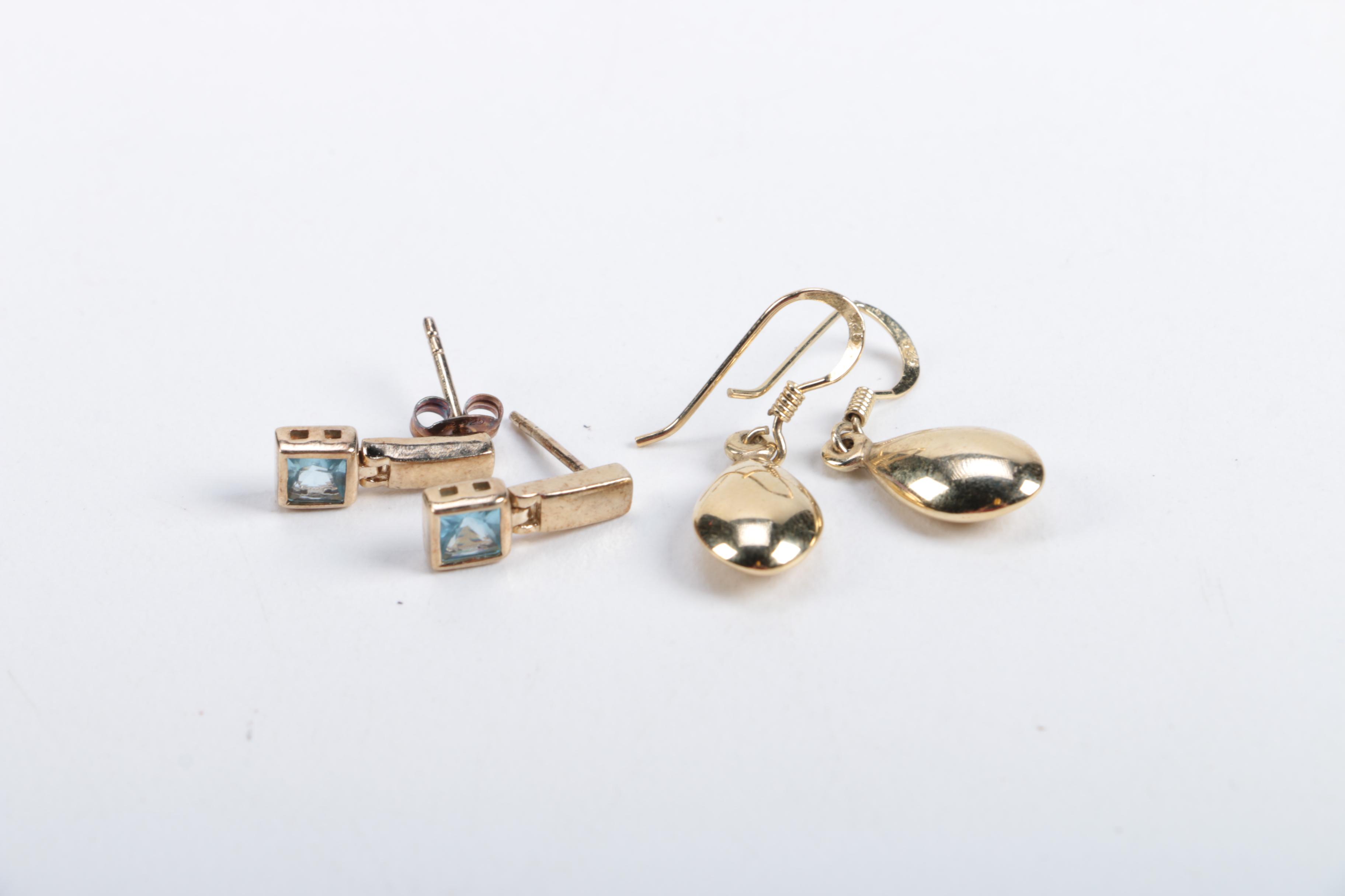 Sterling Earrings and Rings Including Diamonds