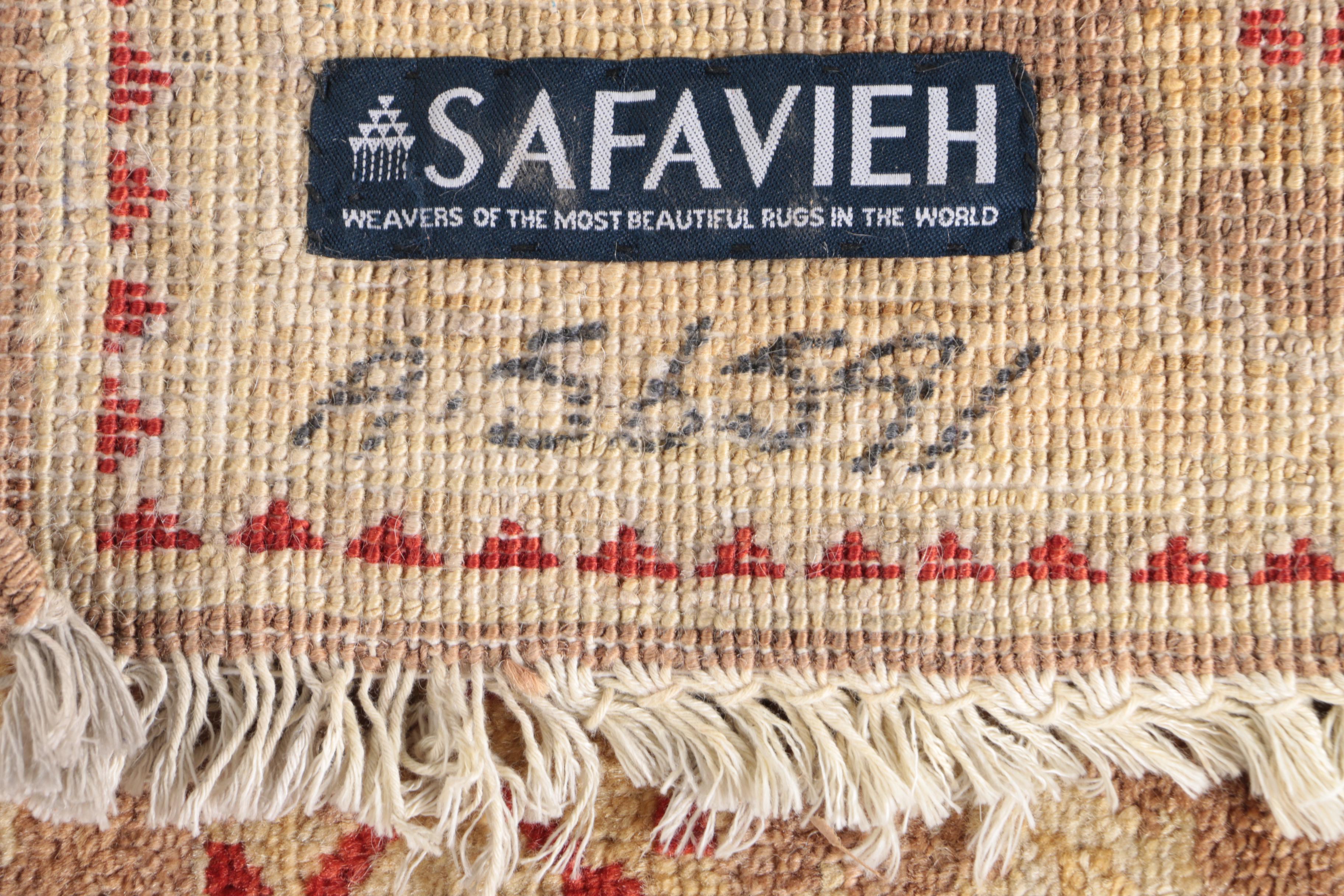Vintage Hand-Knotted Safavieh Wool Area Rug