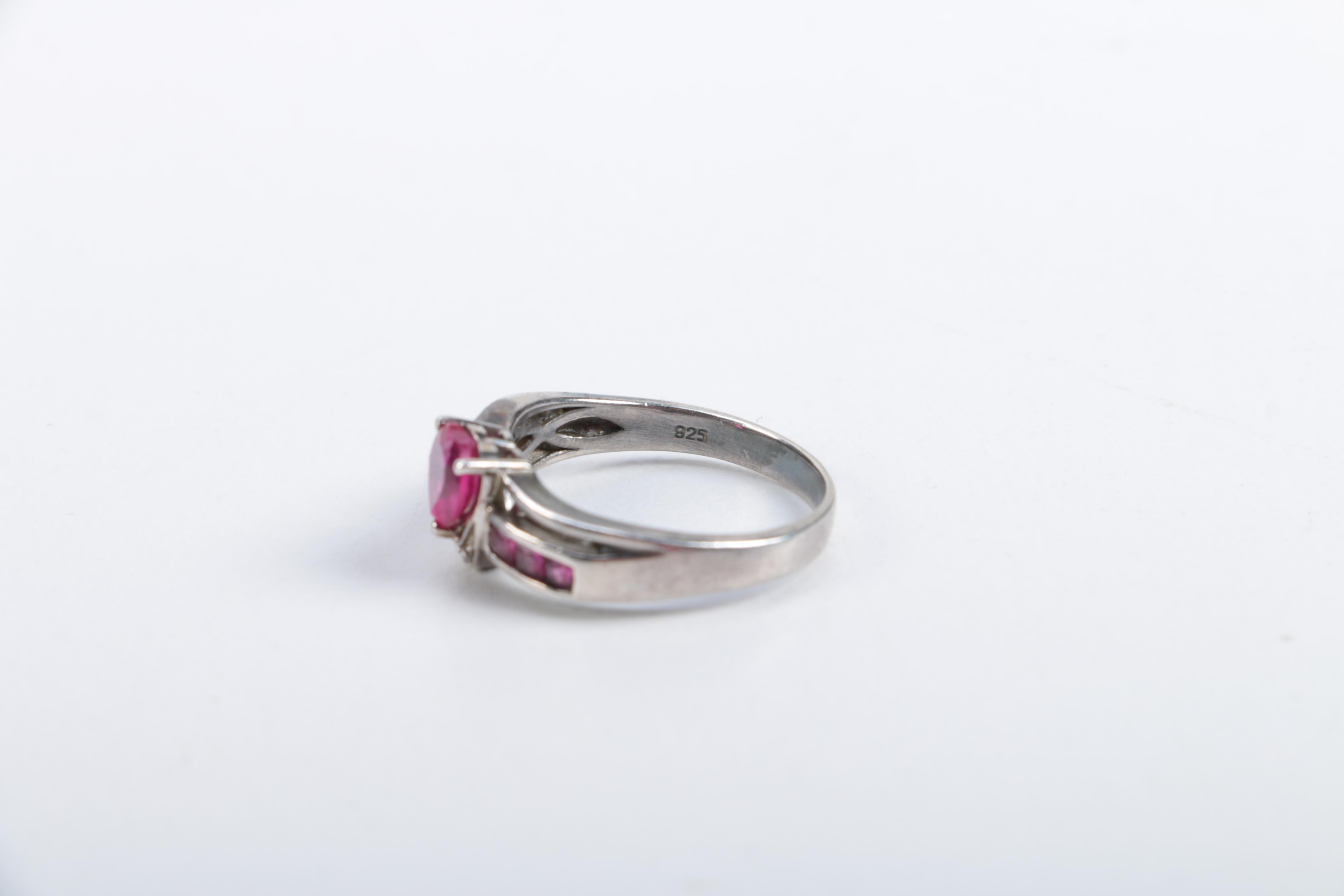 Sterling Silver Rings Including Diamonds