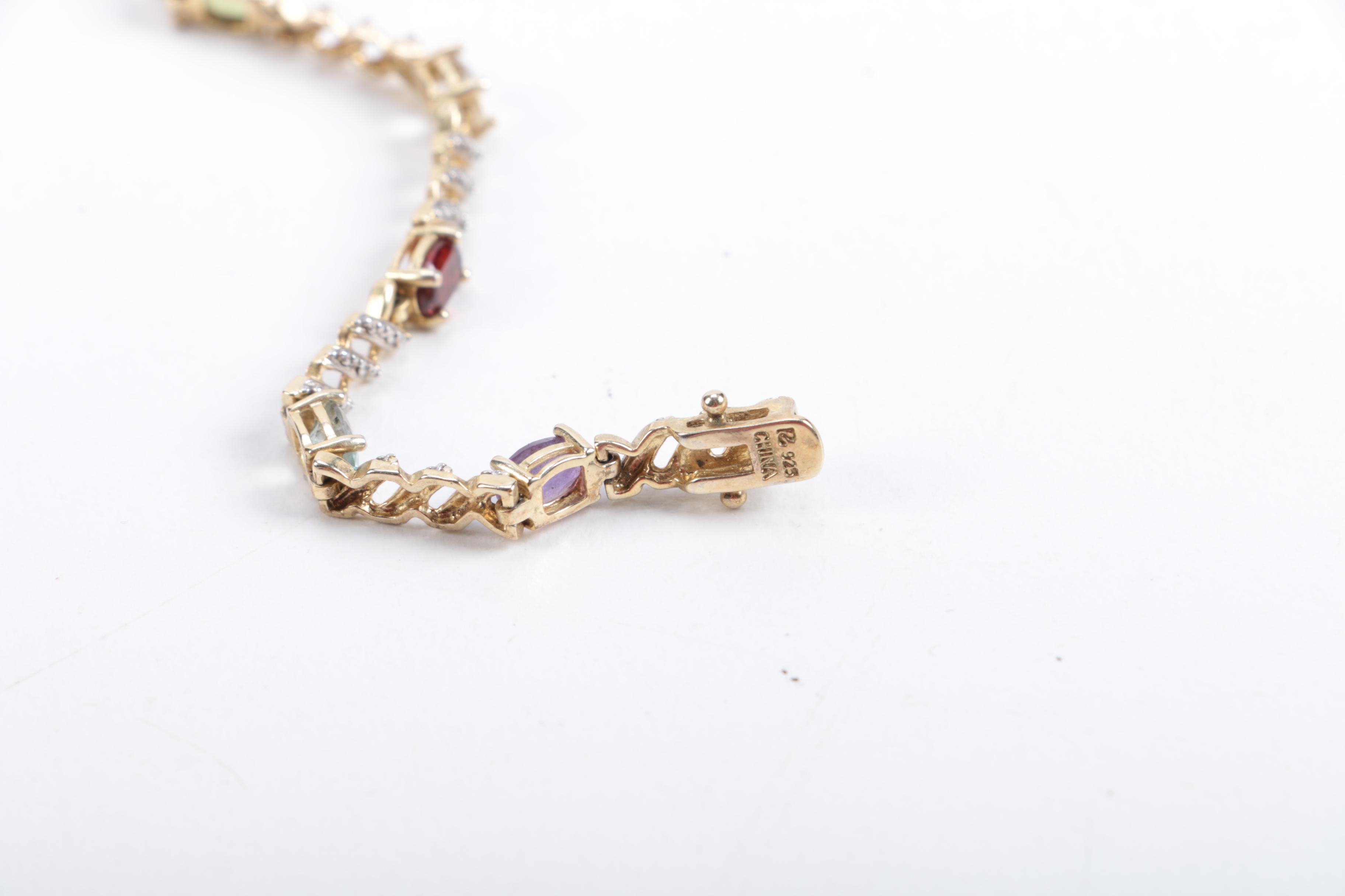 Bracelets Featuring Diamonds and Sterling Silver