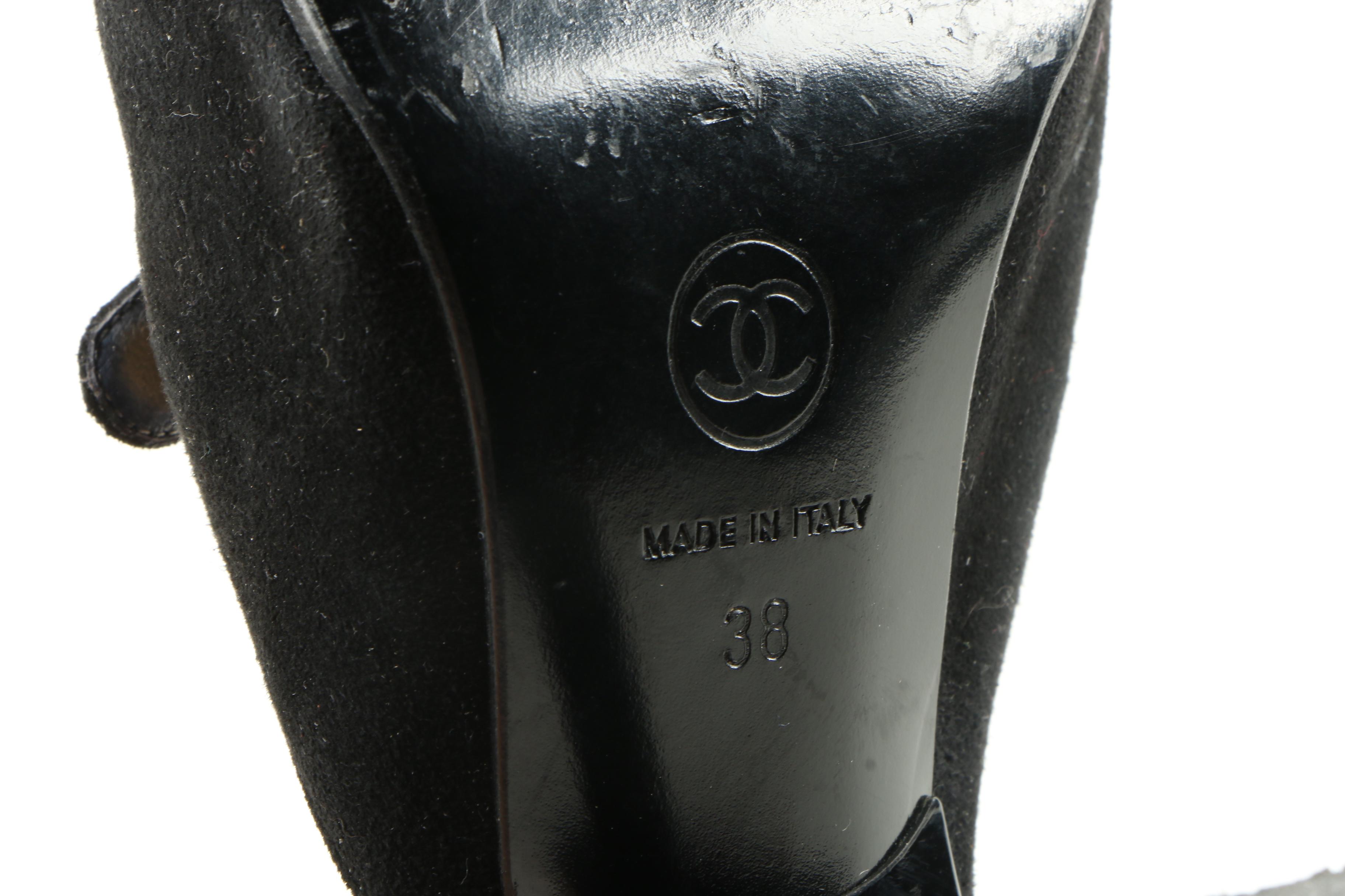 Chanel Mary Jane Mules