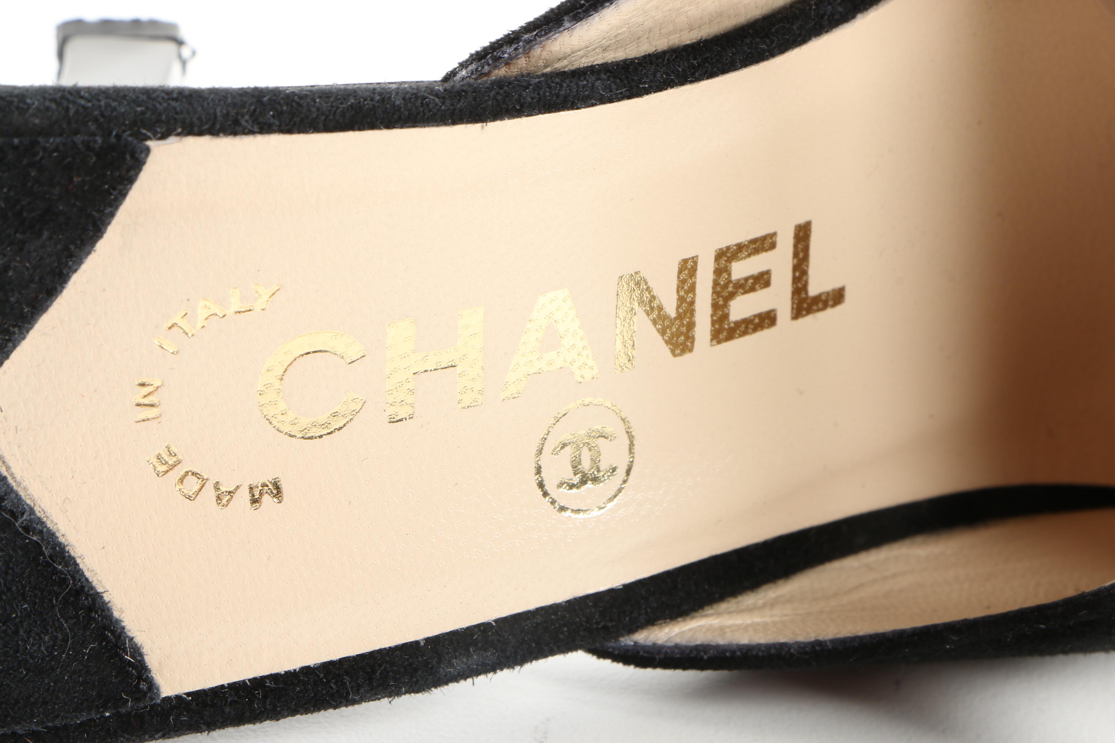 Chanel Mary Jane Mules