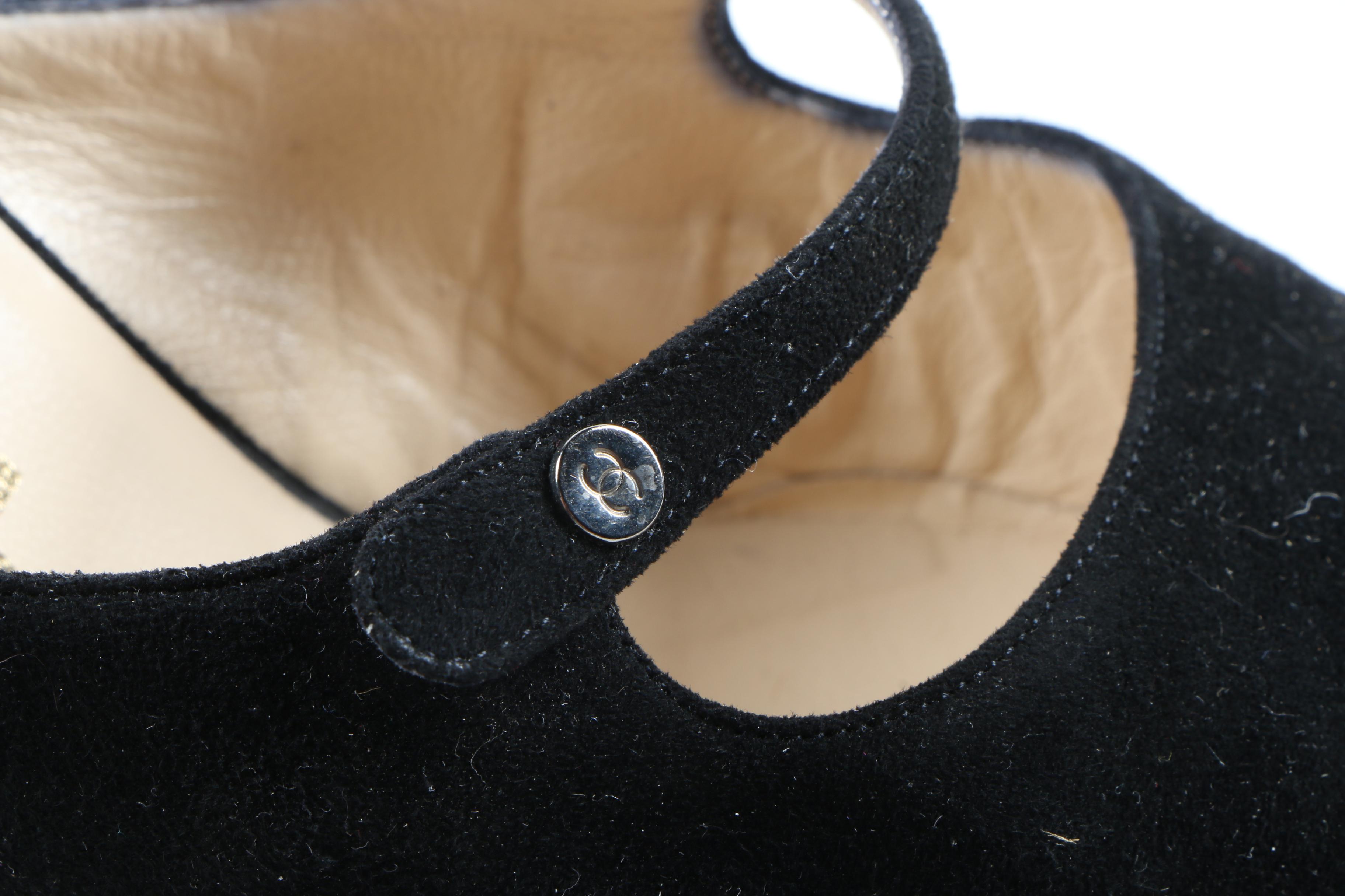 Chanel Mary Jane Mules