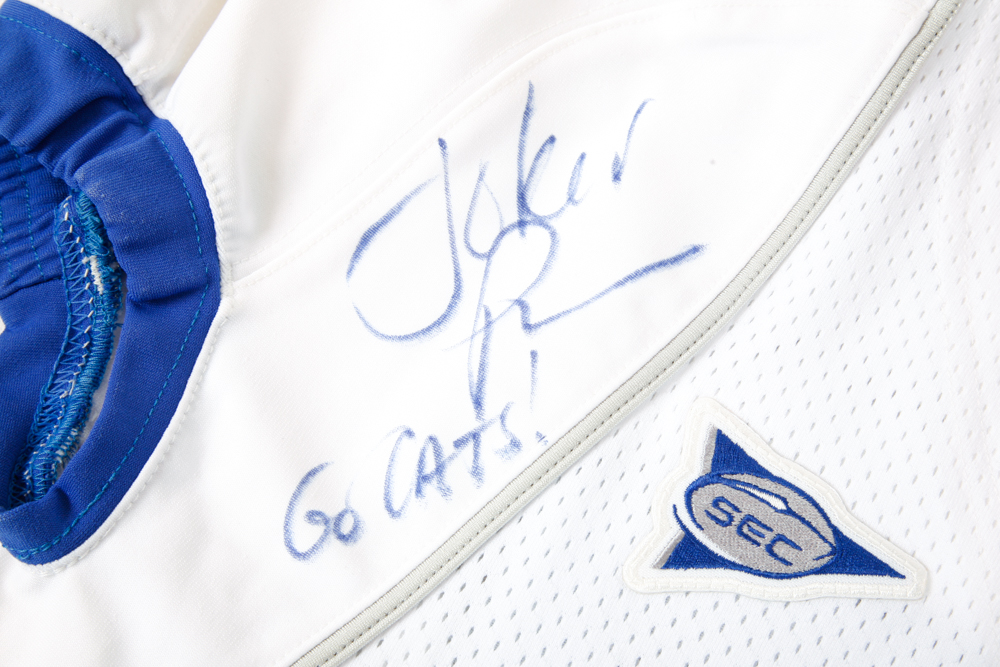 Signed Joker Phillips University of Kentucky Football Jersey