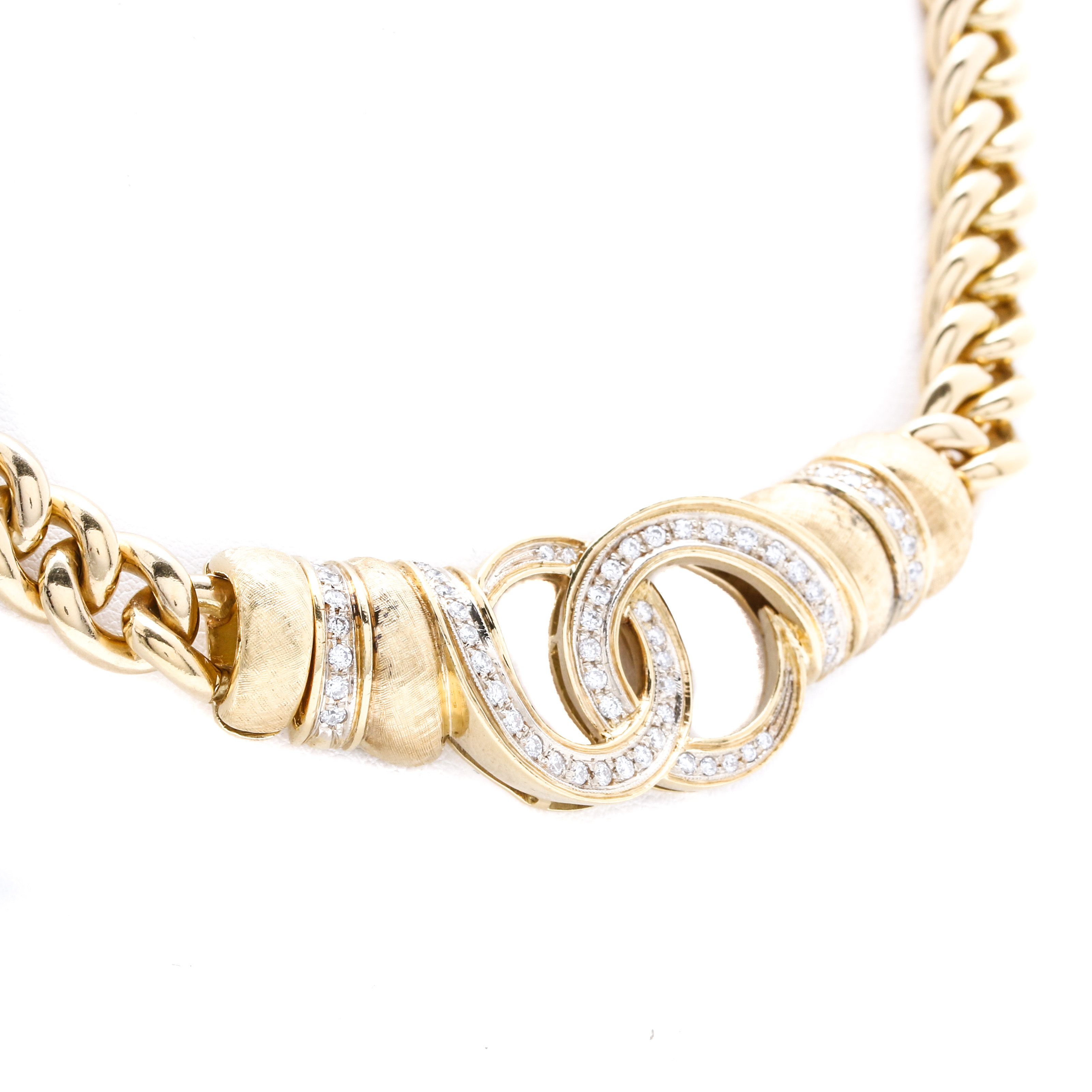 Torinni 18K Yellow Gold Diamond "Insieme" Necklace