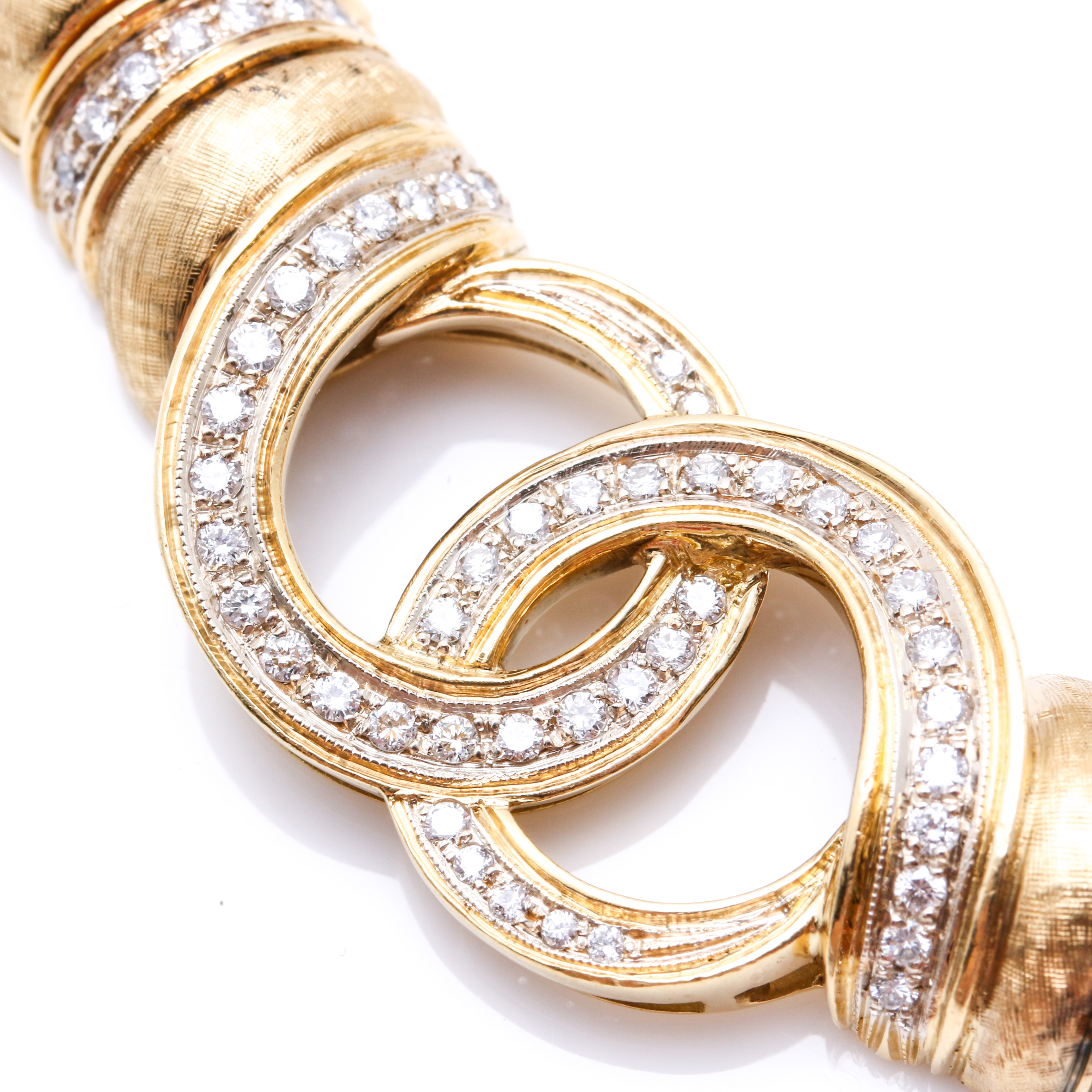 Torinni 18K Yellow Gold Diamond "Insieme" Necklace