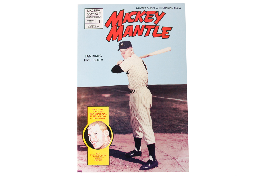 First Edition Mickey Mantle Magnum Comic Book