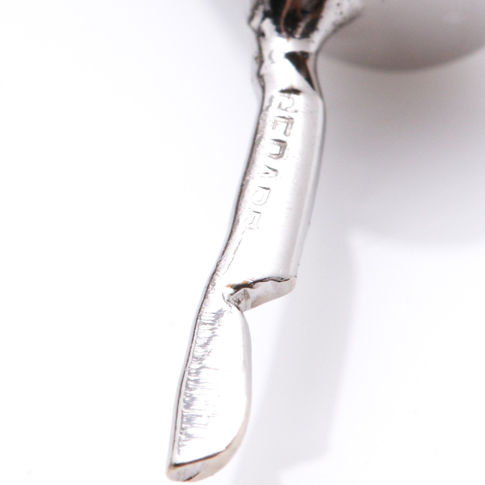 18K White Gold 4.97 CTW Diamond Huggie Hoop Earrings