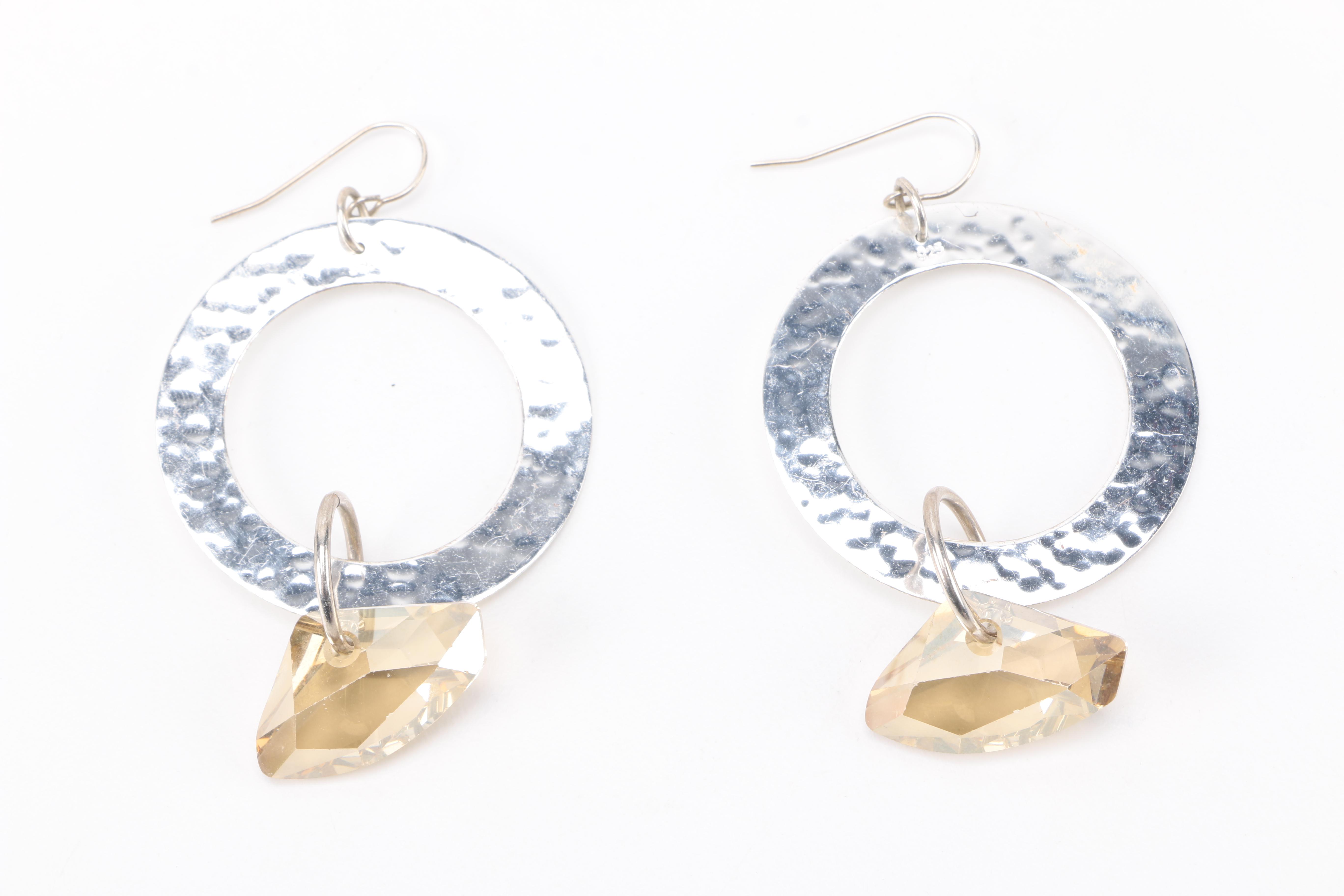 Sterling Silver Jewelry Including a Diamond Bracelet