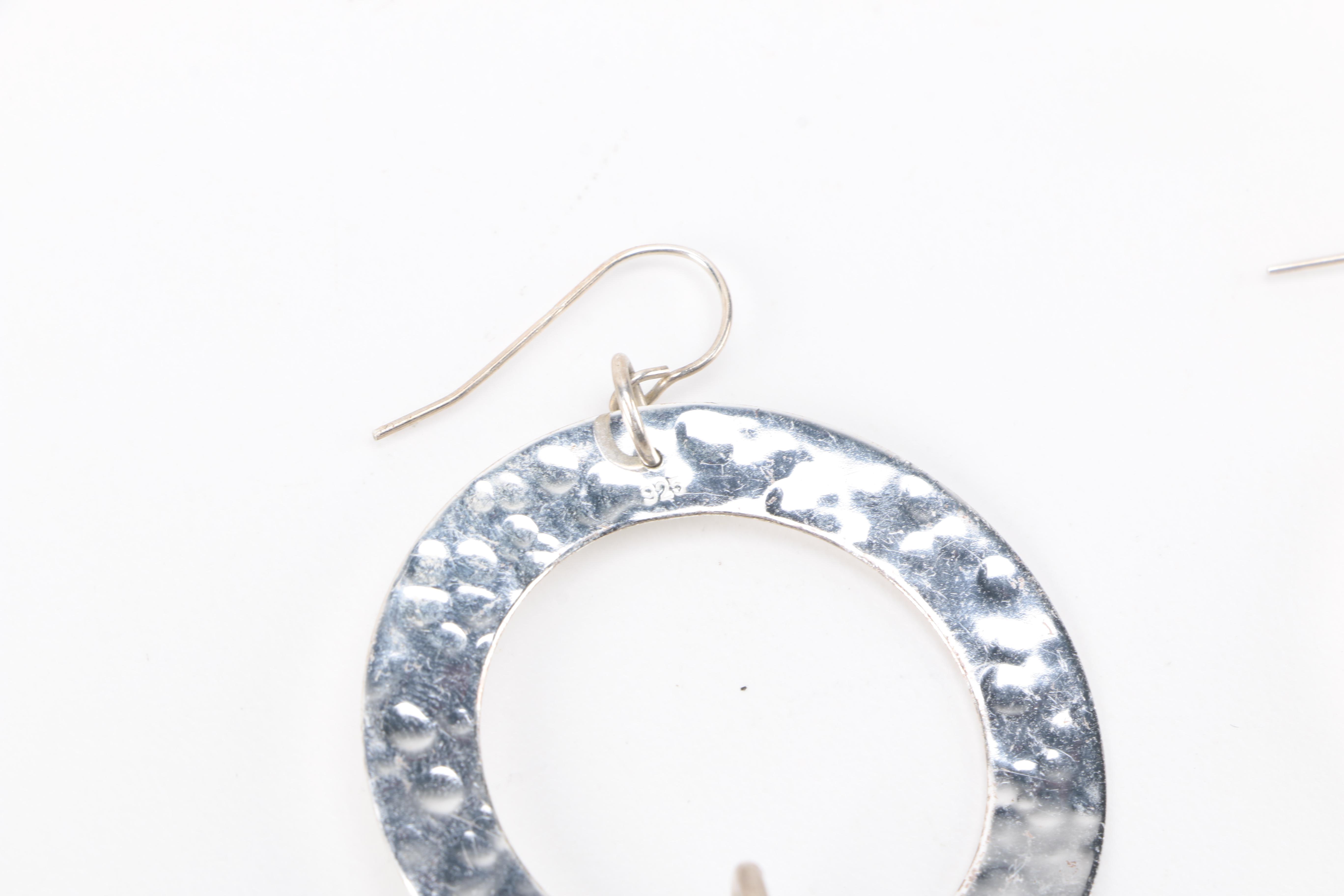 Sterling Silver Jewelry Including a Diamond Bracelet