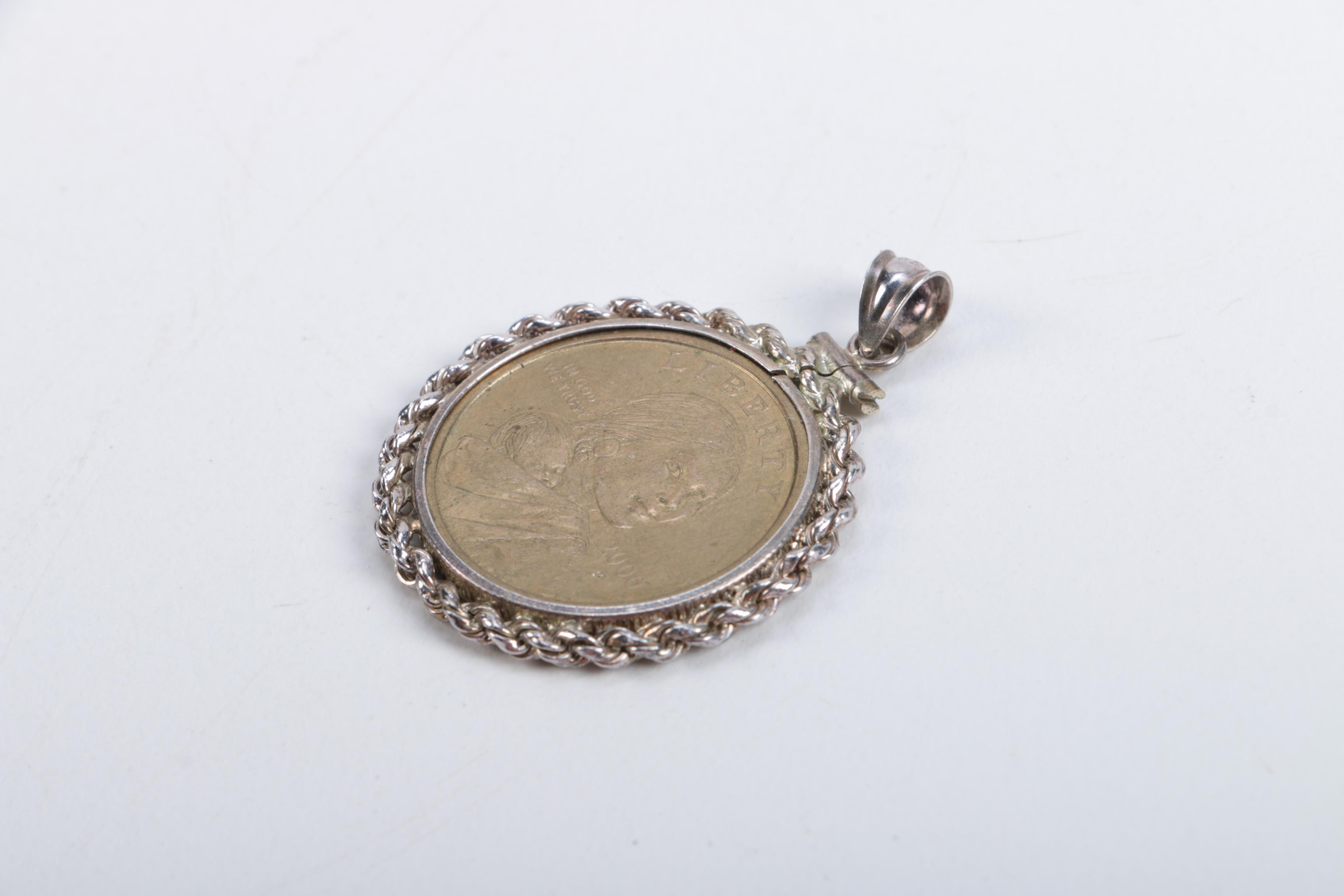 Coin Jewelry Including Silver Components