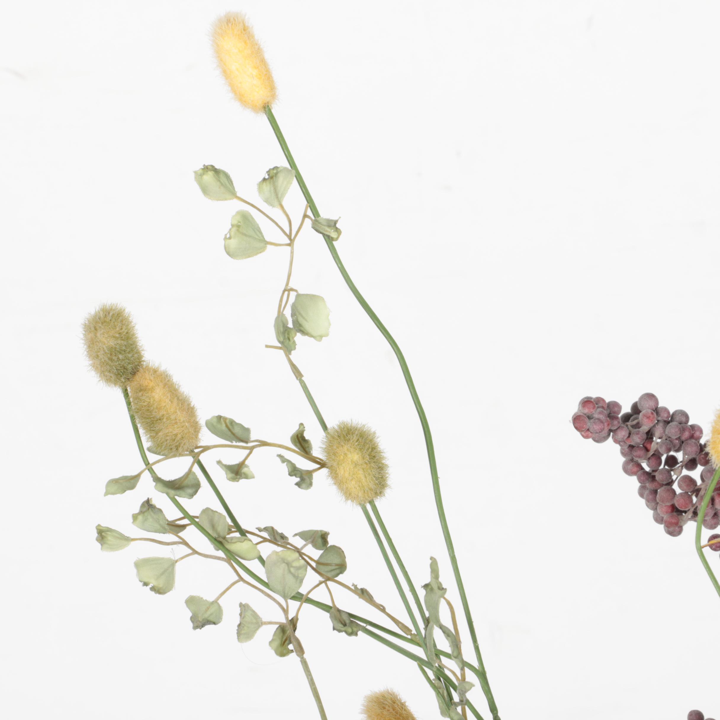 Faux Floral Arrangement and Vase