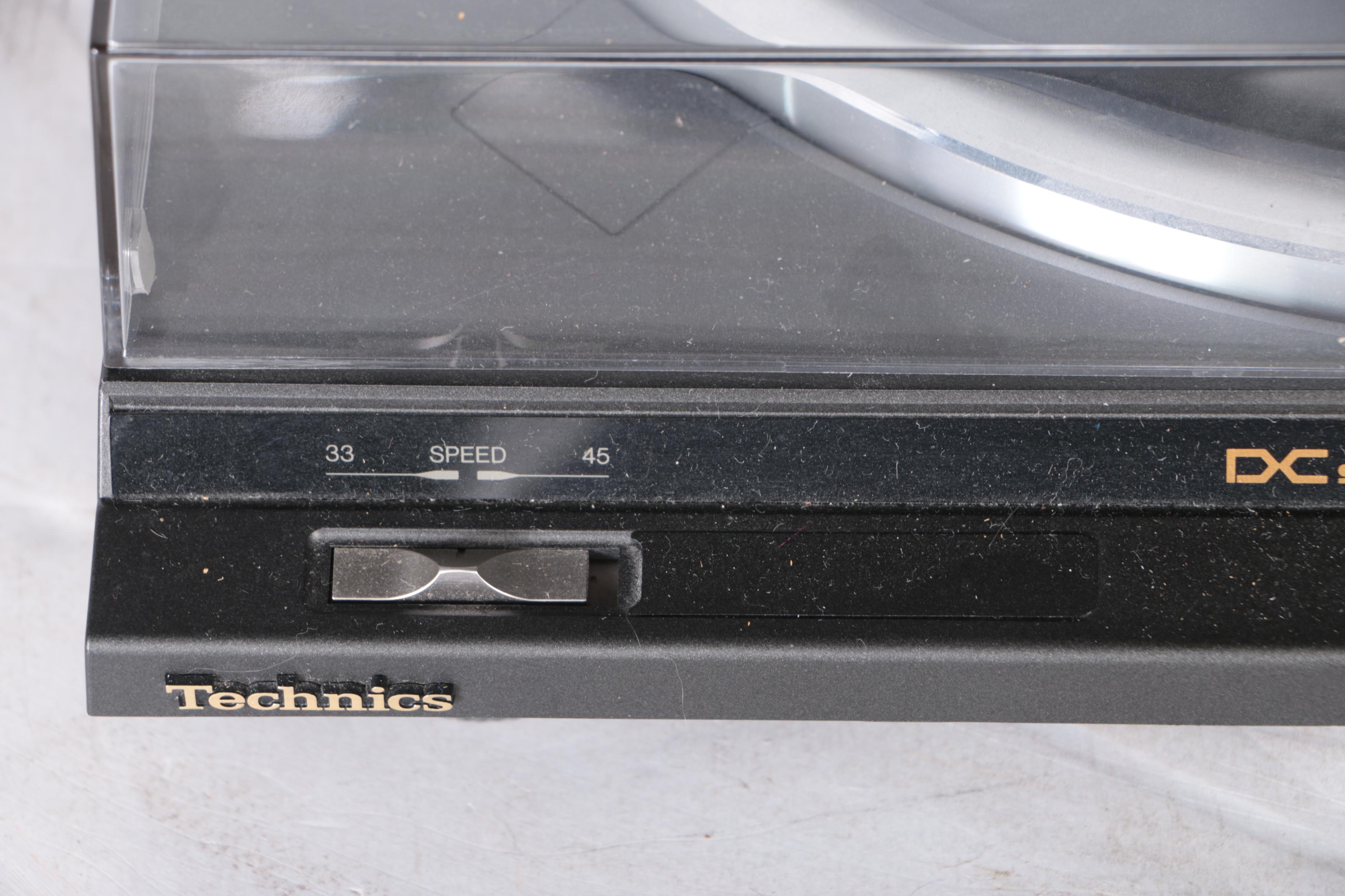 Realistic Clarinette 123 Record and Tape Player, Technics Turntable and Speakers