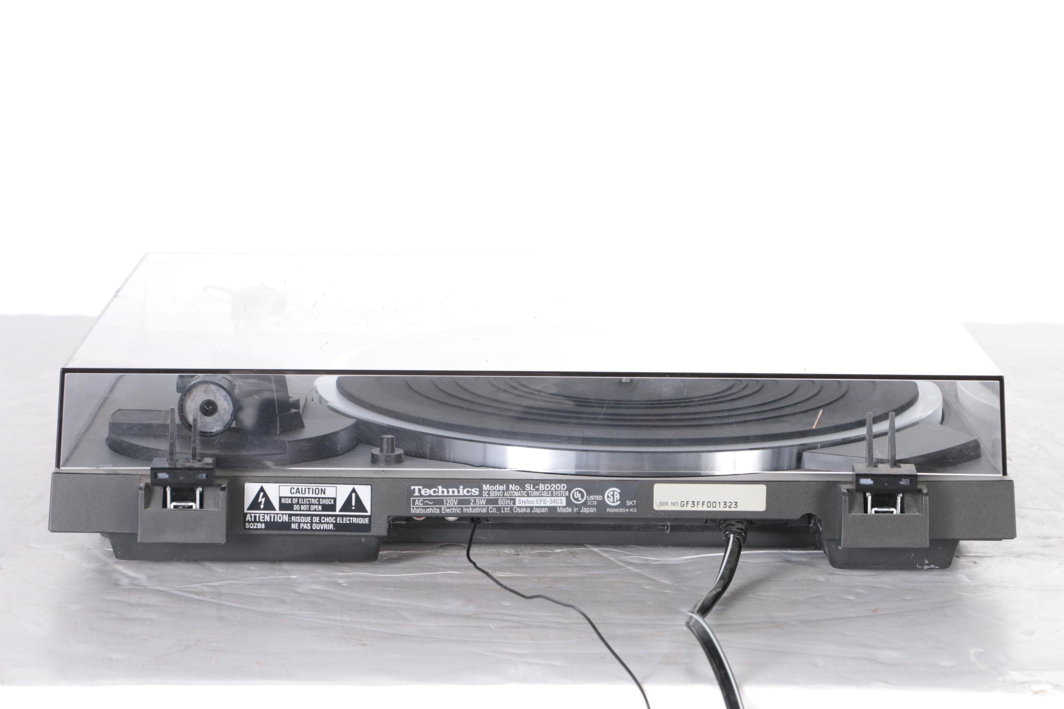 Realistic Clarinette 123 Record and Tape Player, Technics Turntable and Speakers