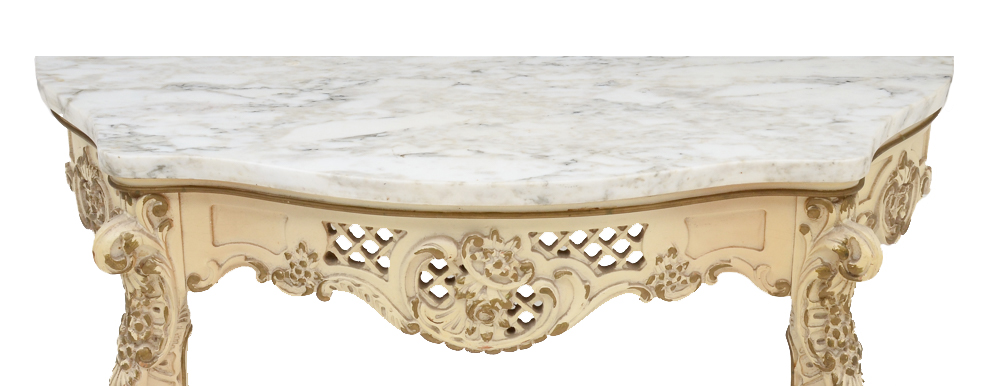 French Rococo Style Console / Hall Table