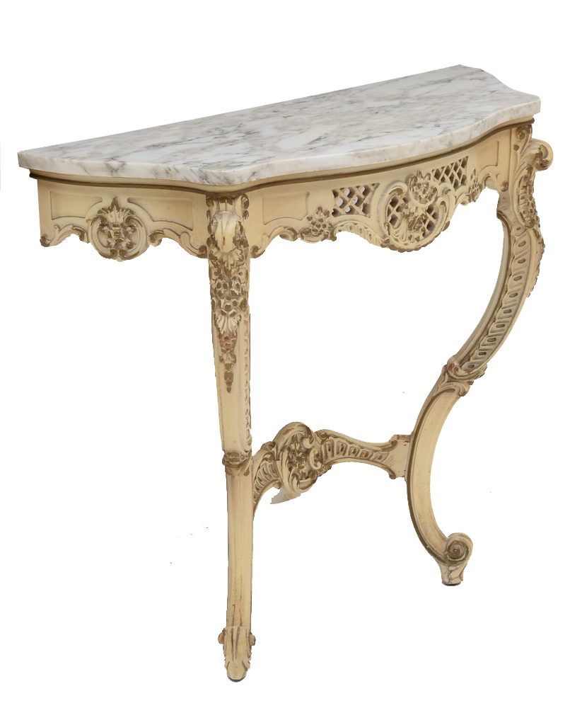 French Rococo Style Console / Hall Table
