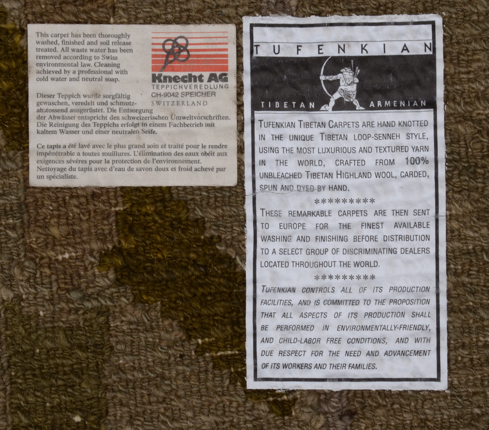 Tufenkian Tibetan Setana Hand Knotted Wool Area Rug