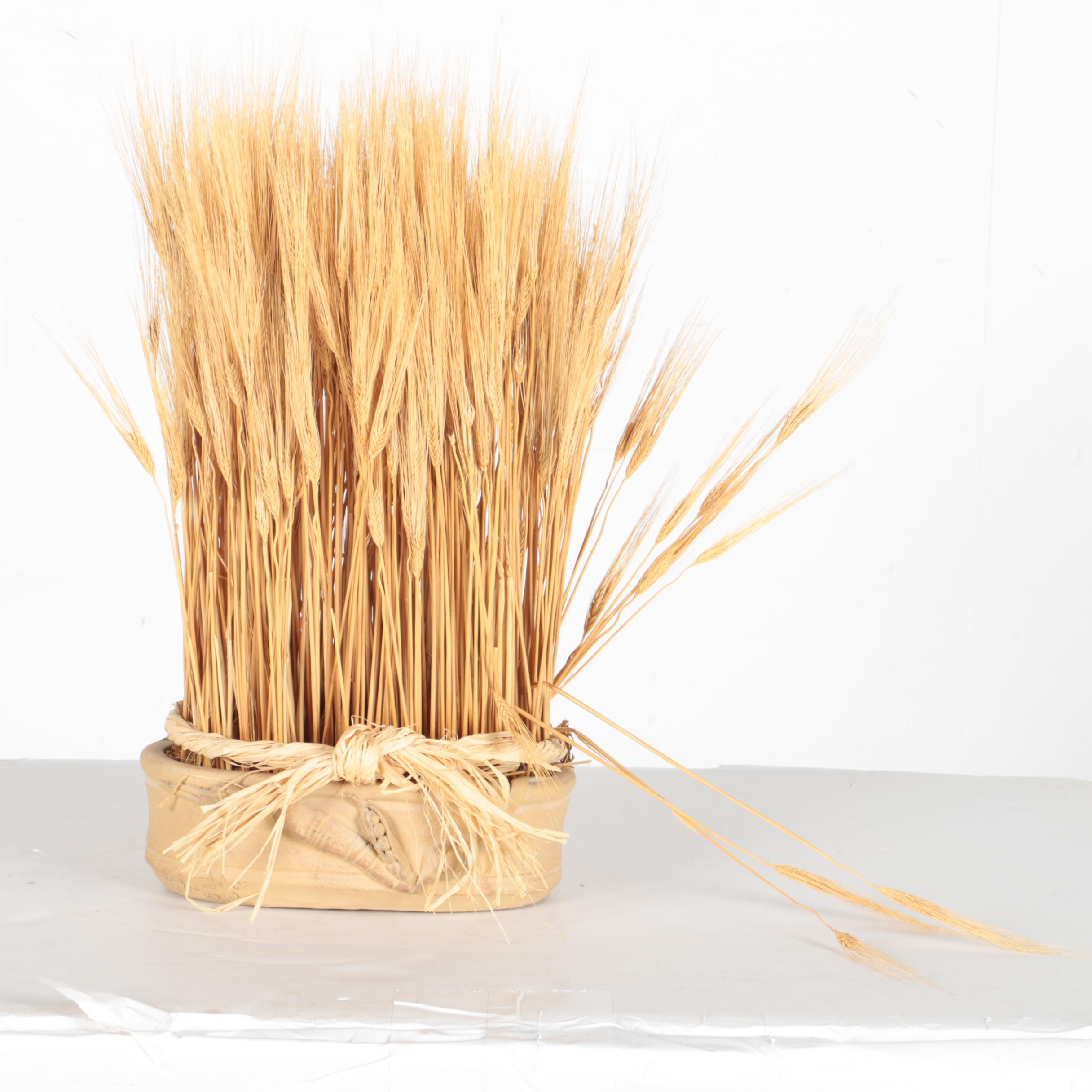 Faux Wheat Stalk Decor