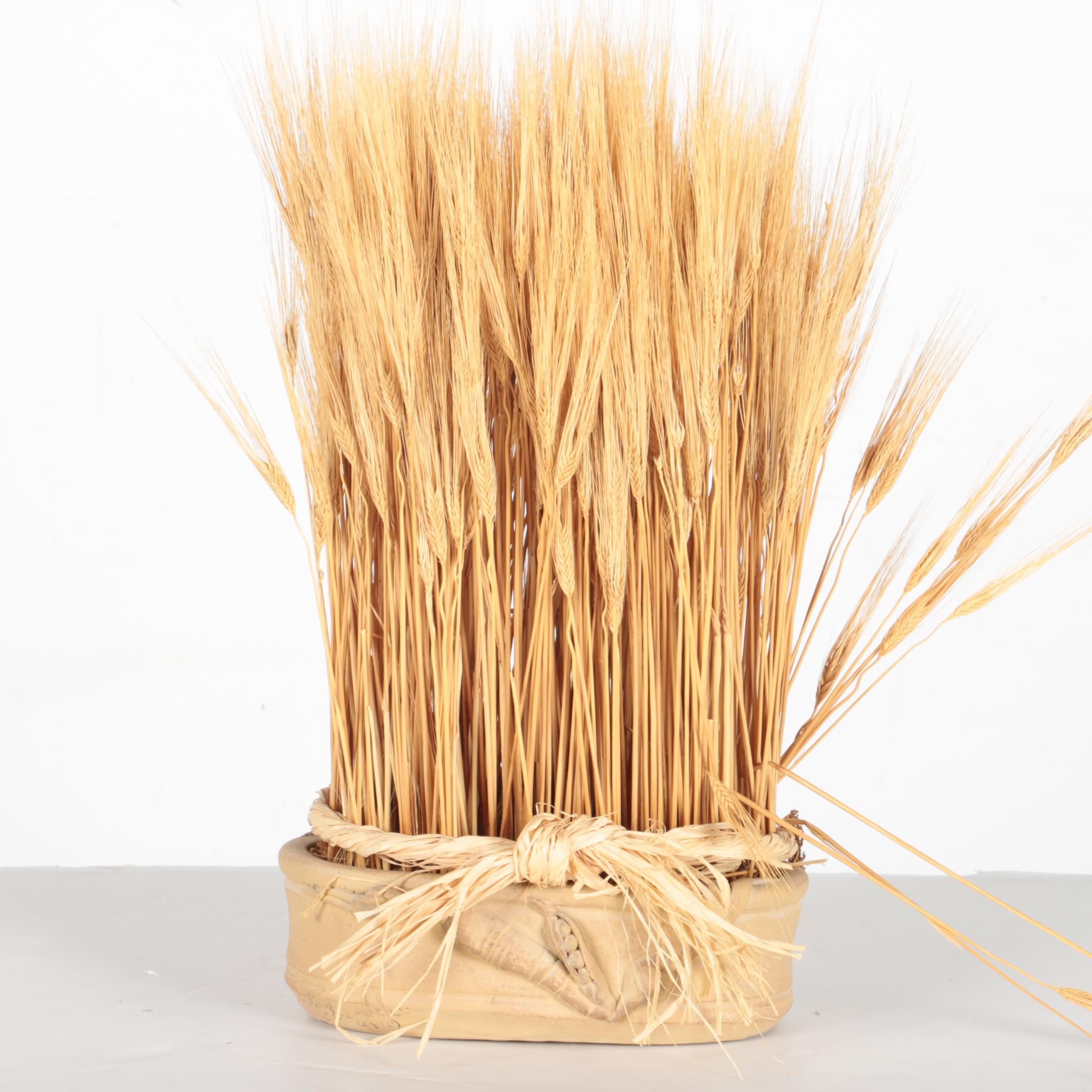 Faux Wheat Stalk Decor