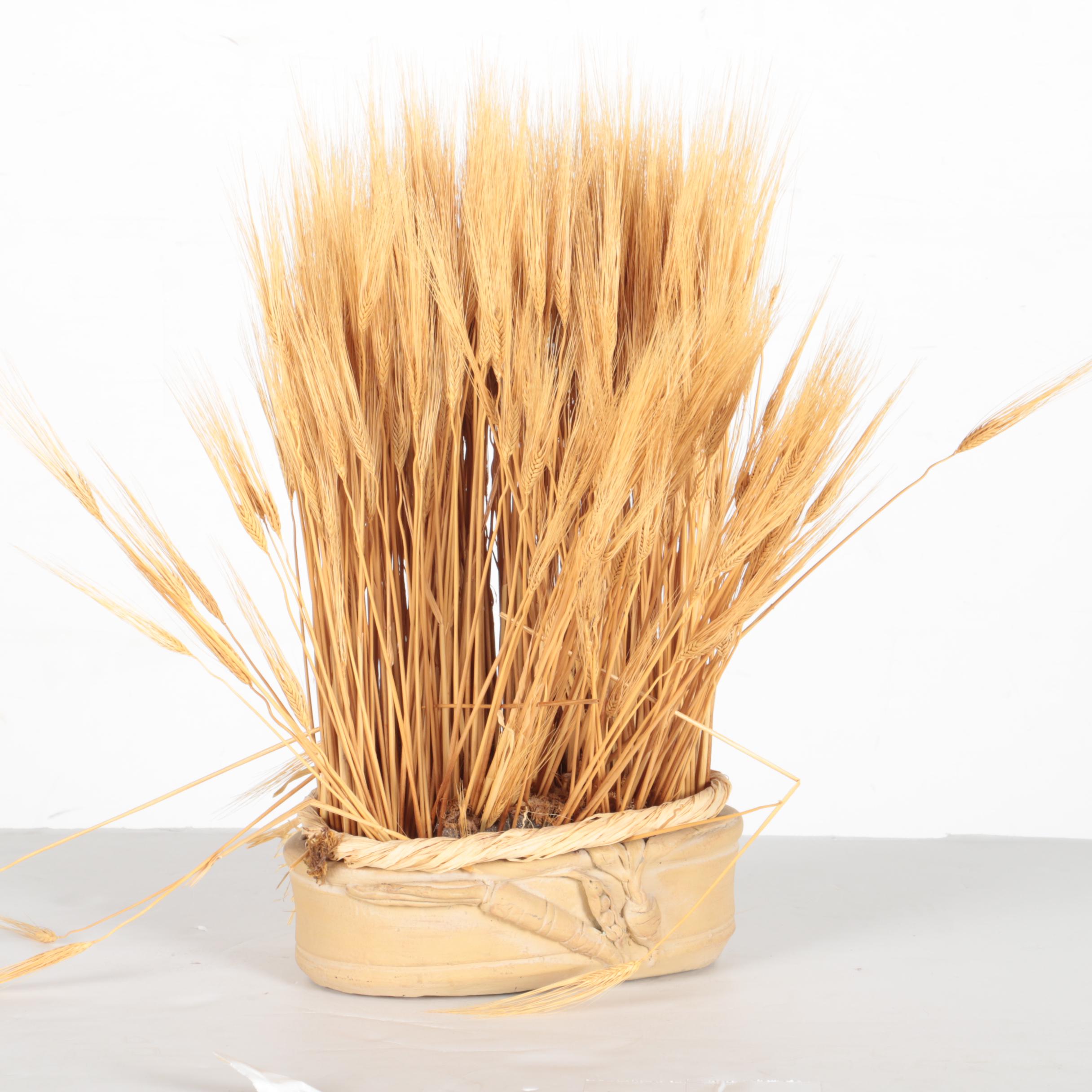 Faux Wheat Stalk Decor
