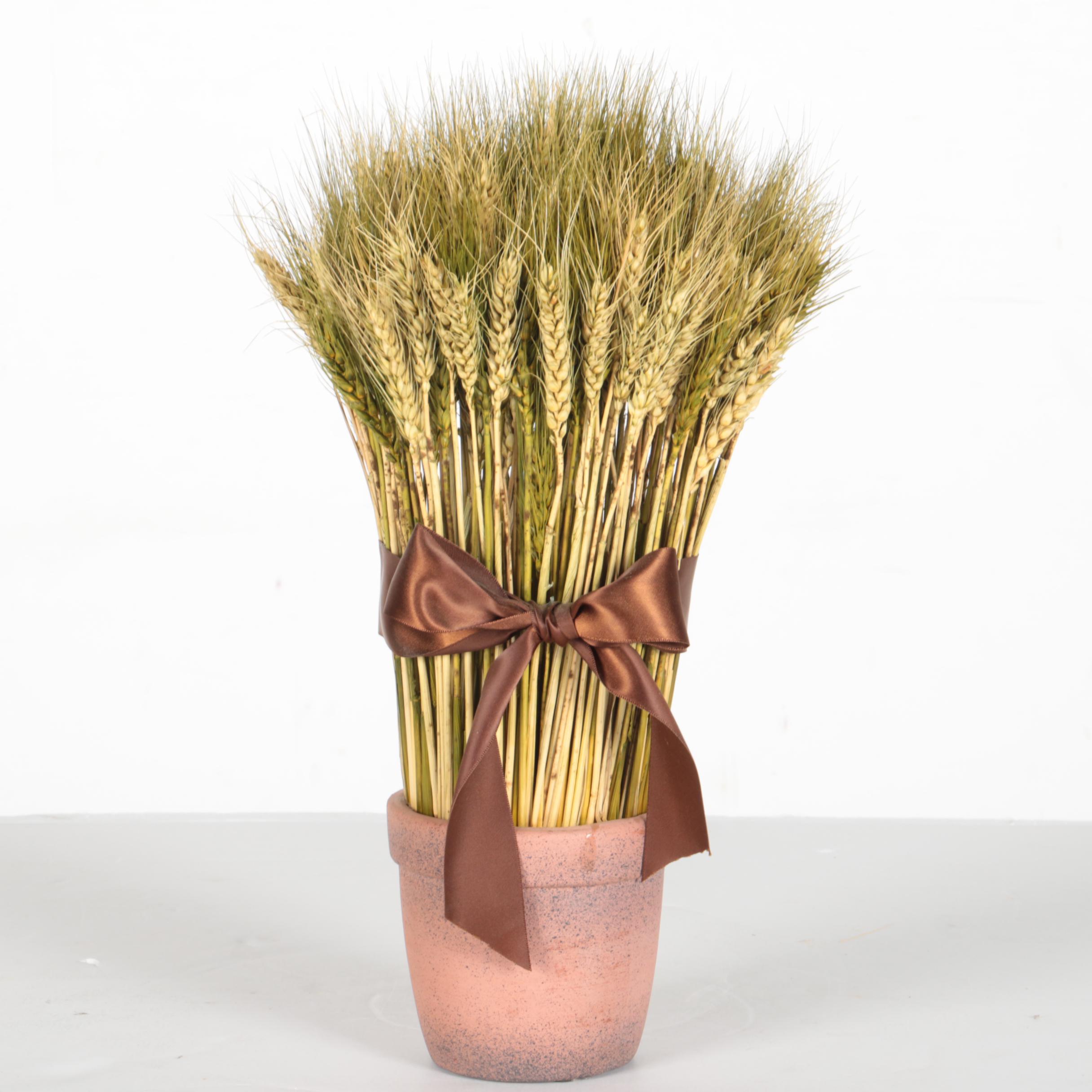 Faux Wheat Stalk Decor