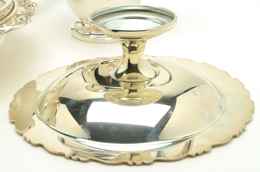 Silver-Plated Hollowware Items Including Art. S. Co.