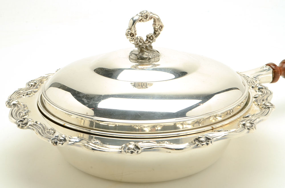 Silver-Plated Hollowware Items Including Art. S. Co.