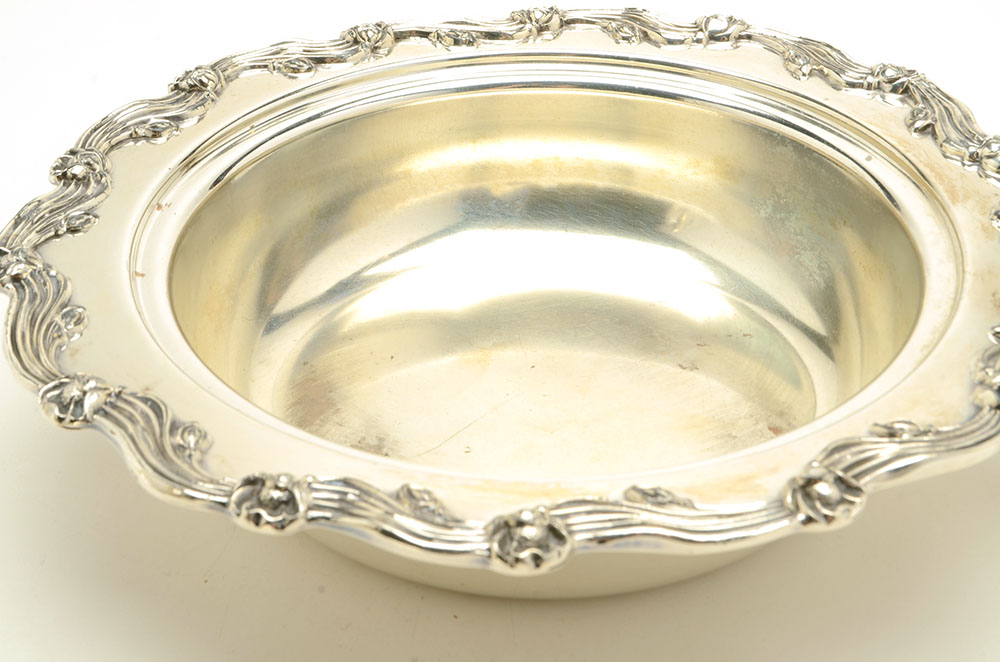 Silver-Plated Hollowware Items Including Art. S. Co.